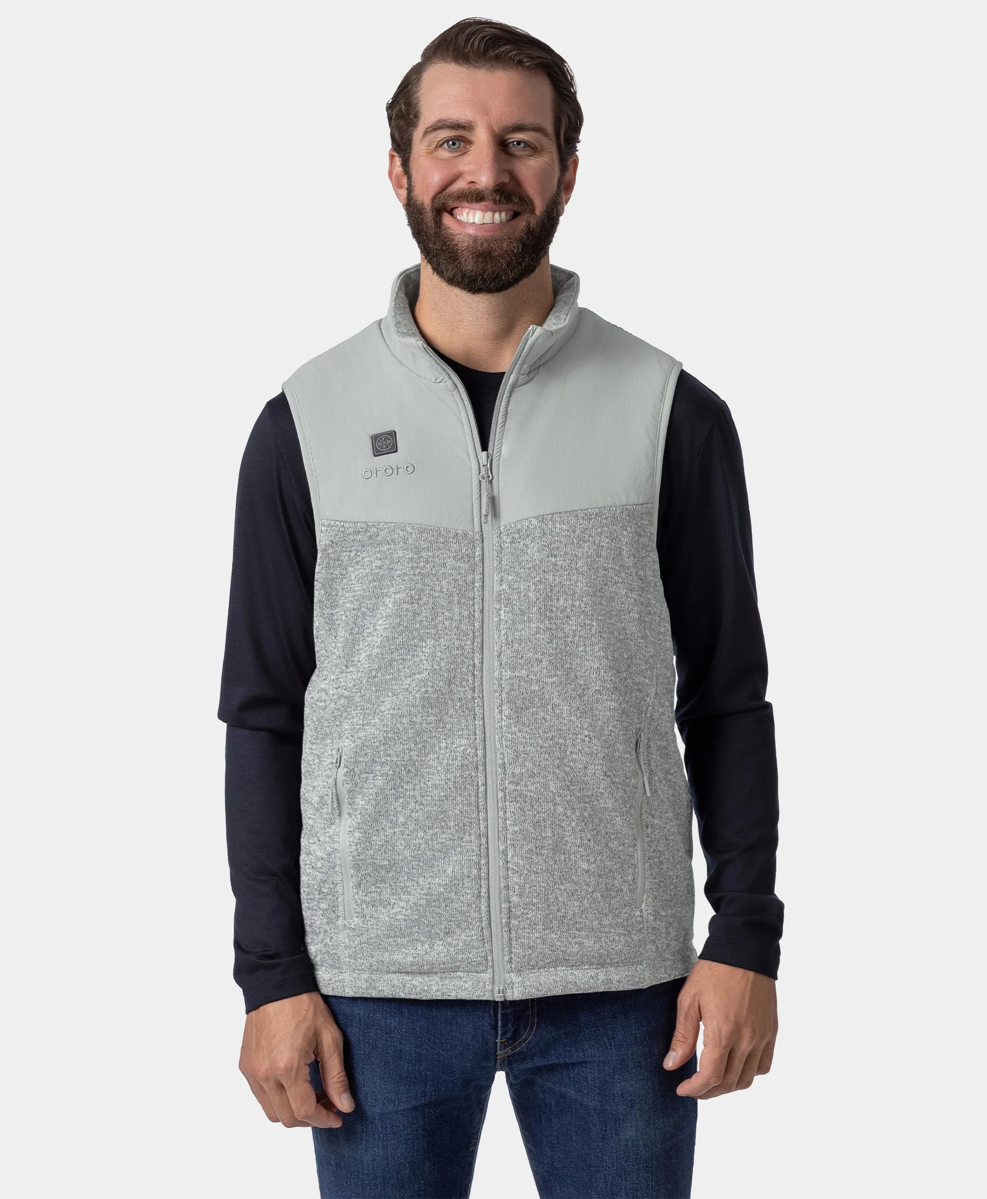 Augusta Men's Heated Sweater Fleece Vest - Image 17