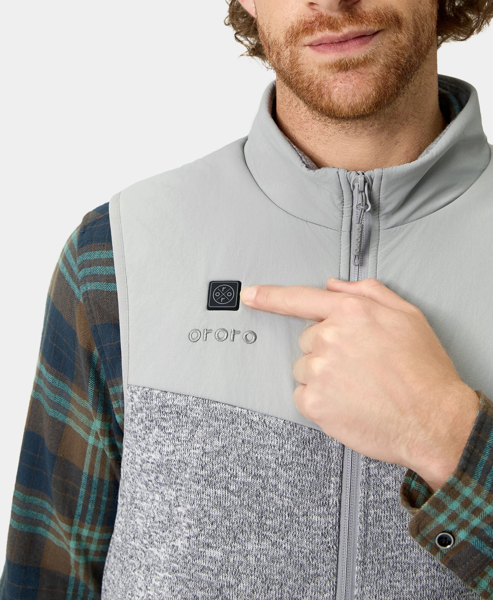 Augusta Men's Heated Sweater Fleece Vest - Image 19
