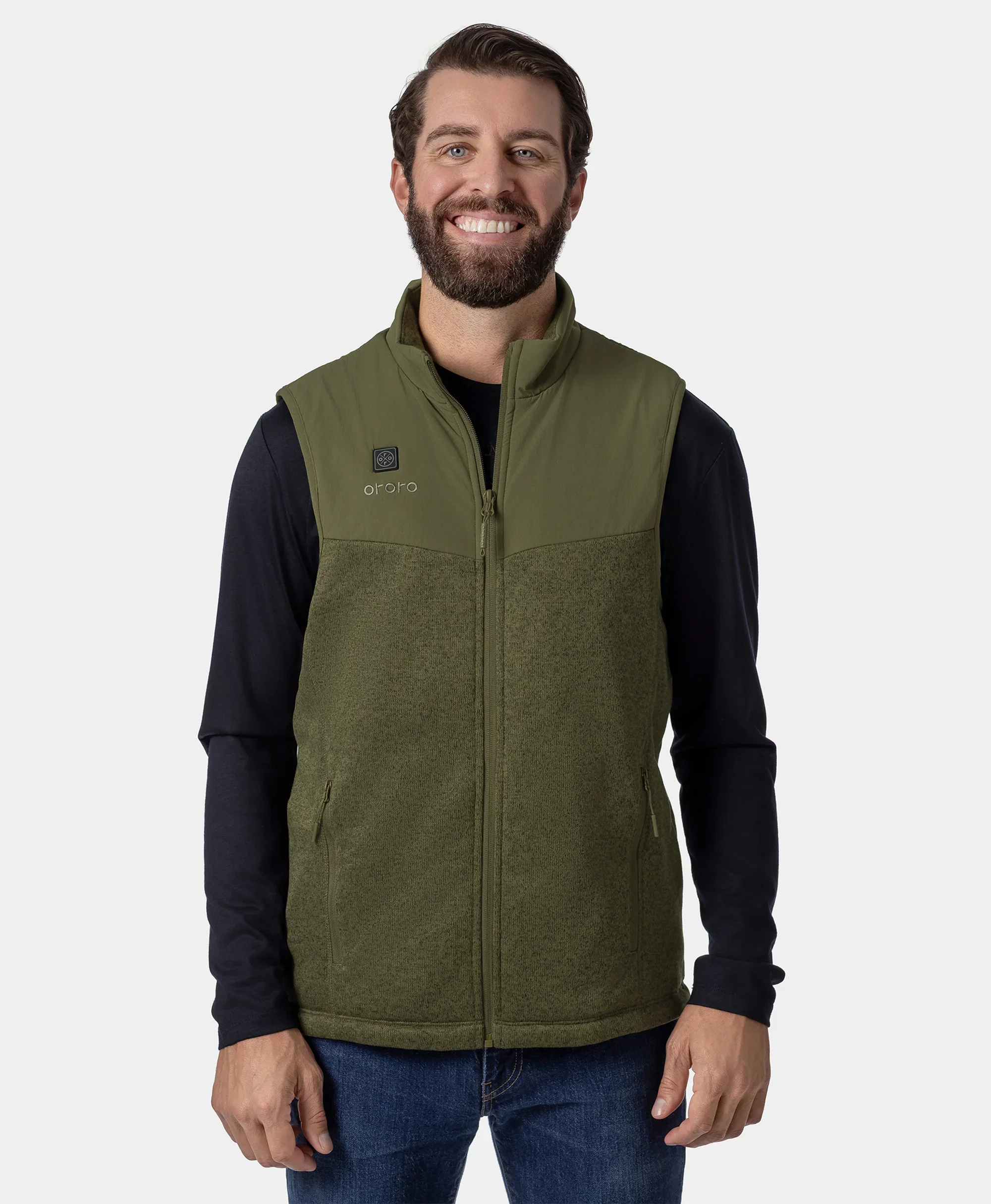 Augusta Men's Heated Sweater Fleece Vest - Image 25