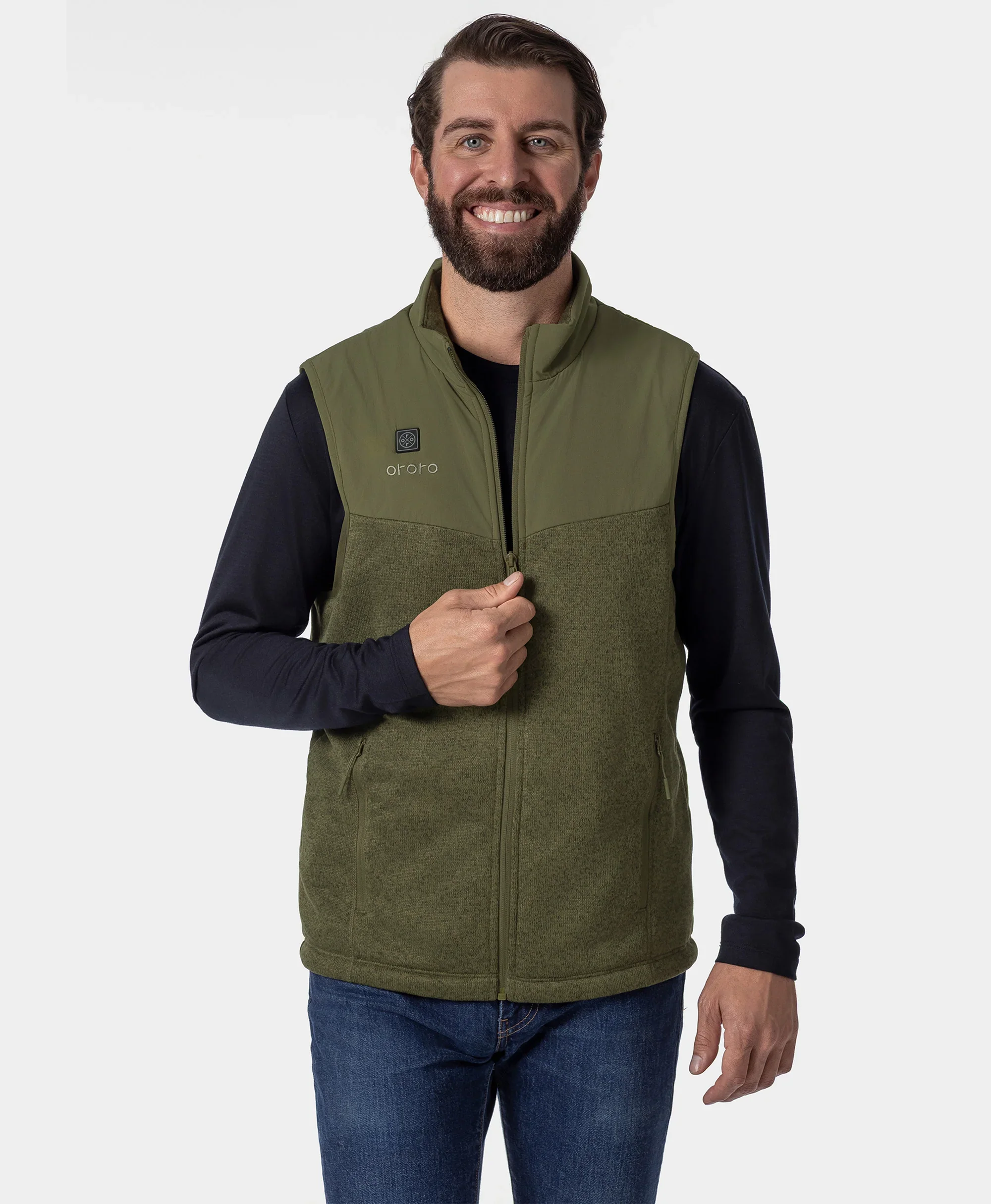 Augusta Men's Heated Sweater Fleece Vest - Image 27