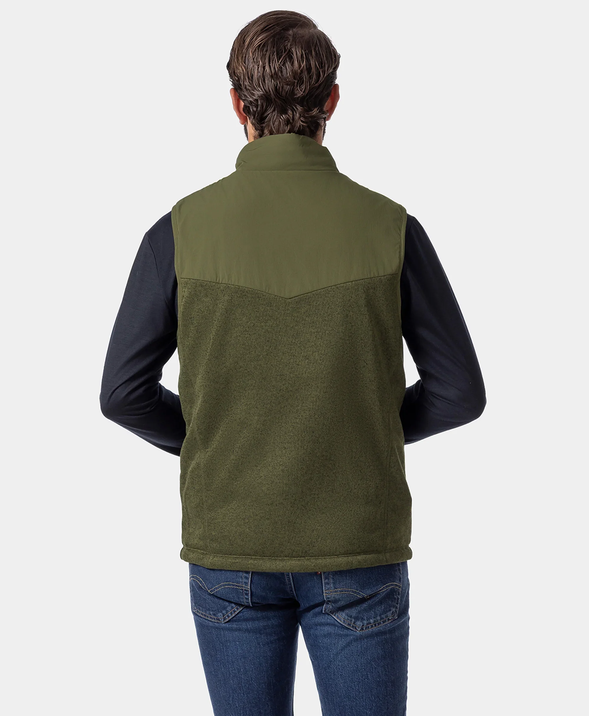 Augusta Men's Heated Sweater Fleece Vest - Image 29
