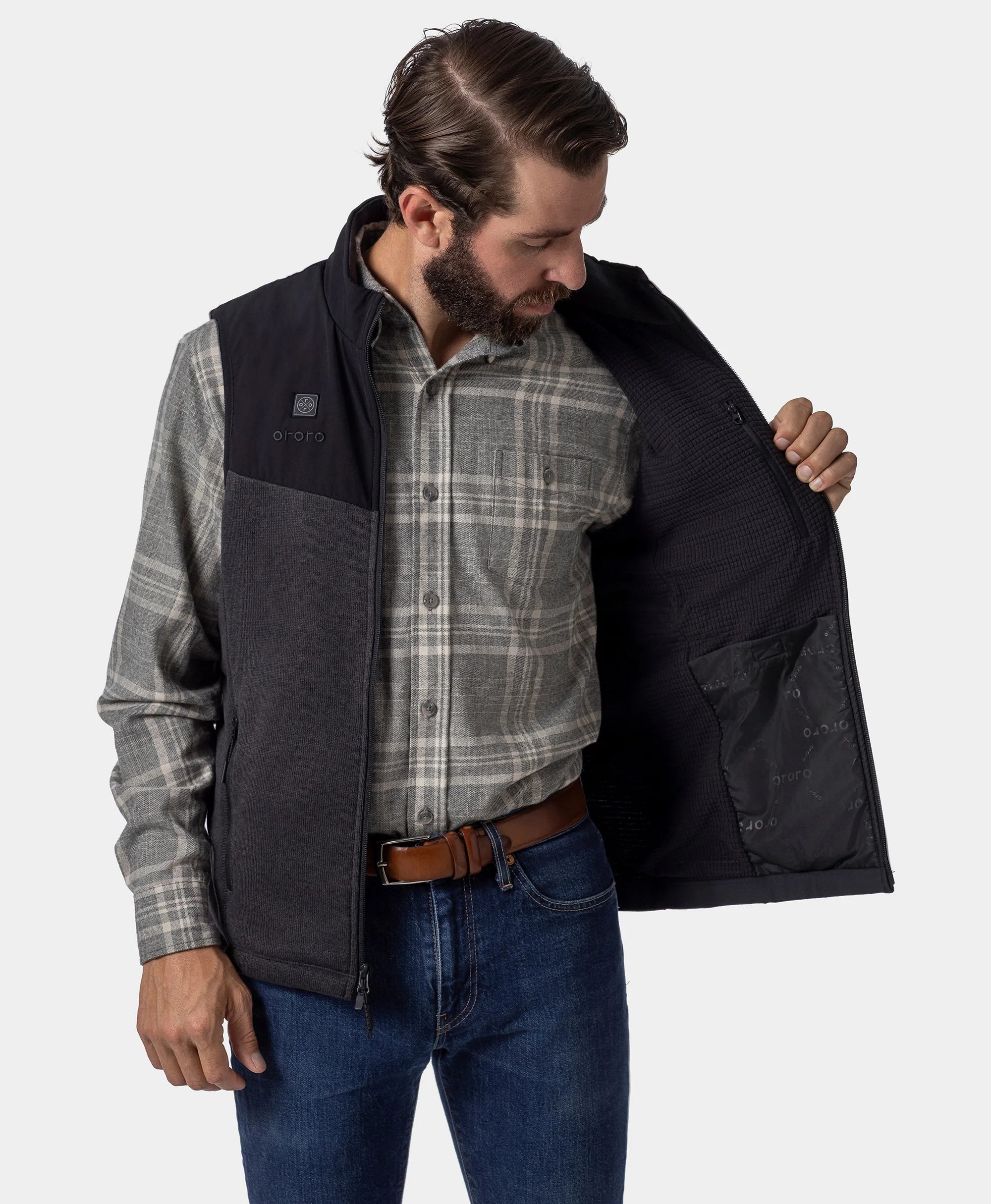 Augusta Men's Heated Sweater Fleece Vest - Image 6