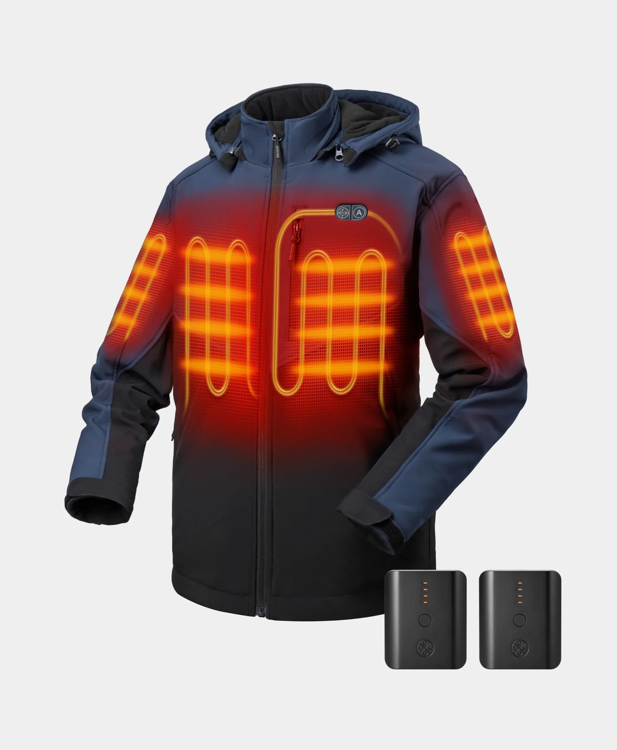 Bundle Deal - Men's Dual Control Heated Jacket (Chest Heating) & Extra PD 5K Battery - Image 30