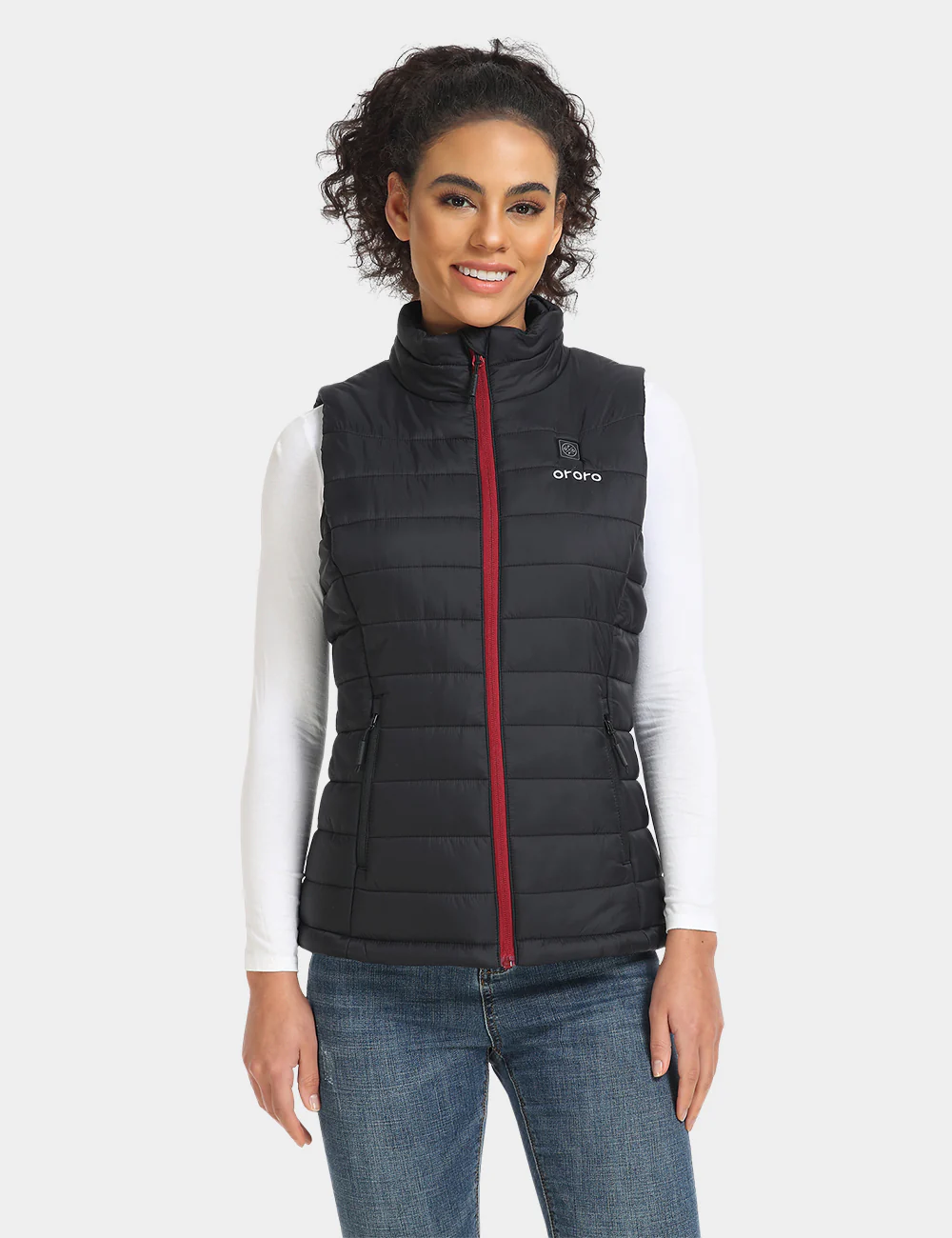 Bundle Deal - Women's Classic Heated Vest (Black) & Extra Mini 5K Battery - Image 3