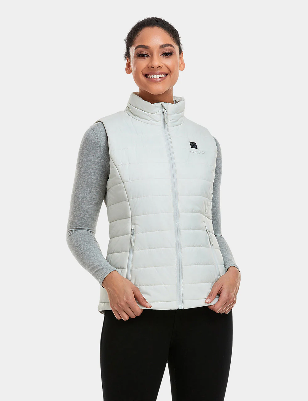 Bundle Deal - Women's Classic Heated Vest (Off-White) & Extra Mini 5K Battery - Image 4