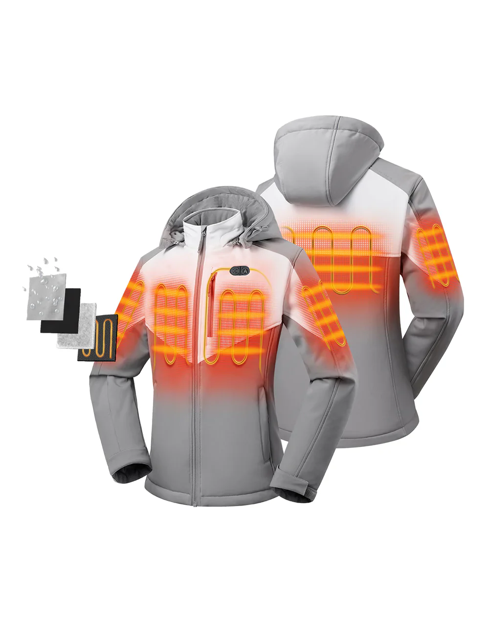 Bundle Deal - Women's Dual Control Heated Jacket (Chest Heating) & Extra PD 5K Battery - Image 17