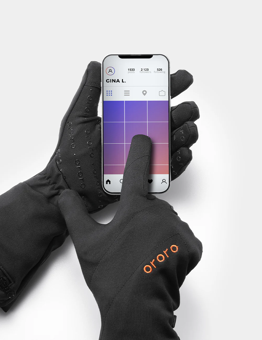 Glasgow Heated Liner Gloves - Unisex - Image 5