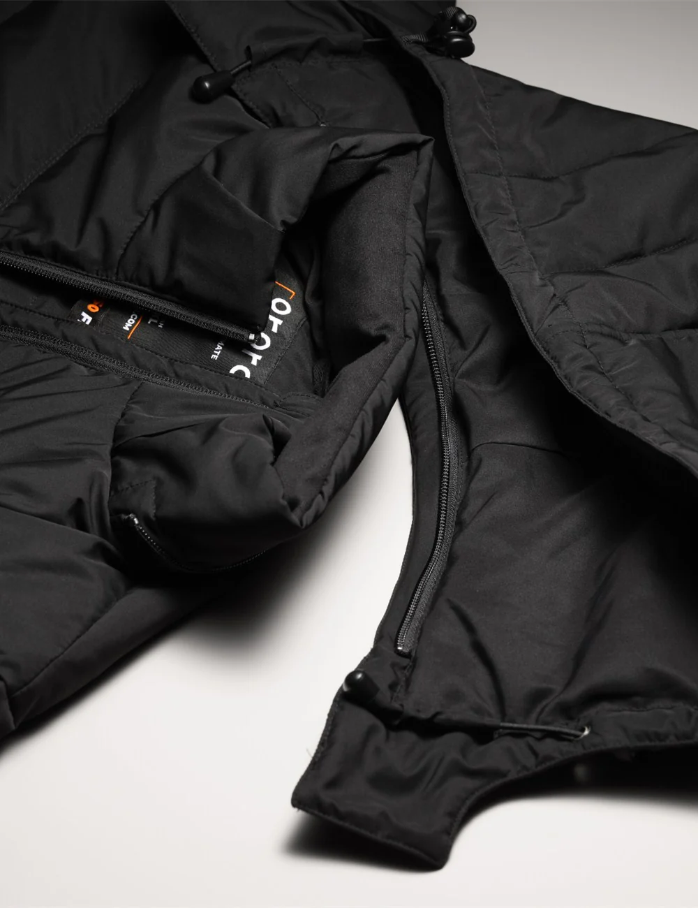 Men's Heated Down Jacket - Black - Image 11