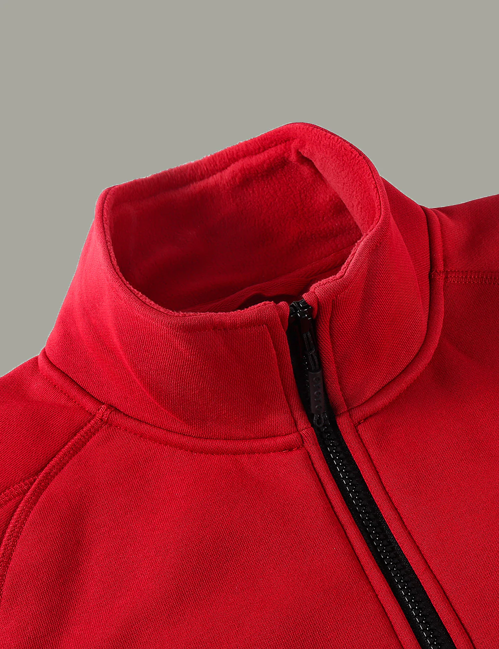 Men's Heated Full-Zip Fleece Jacket - Red - Image 5