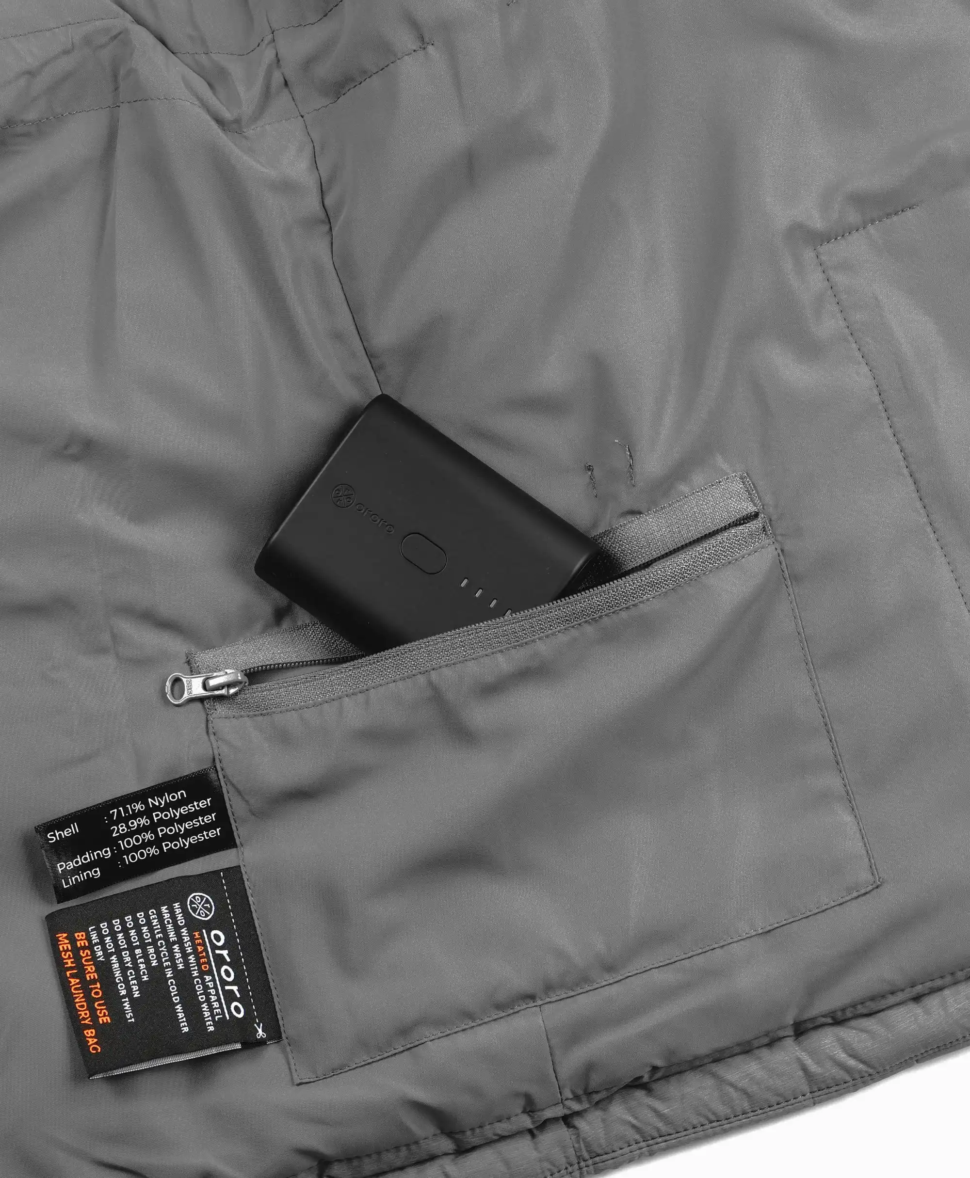 Men's Classic Heated Vest - Flecking Gray - Image 15