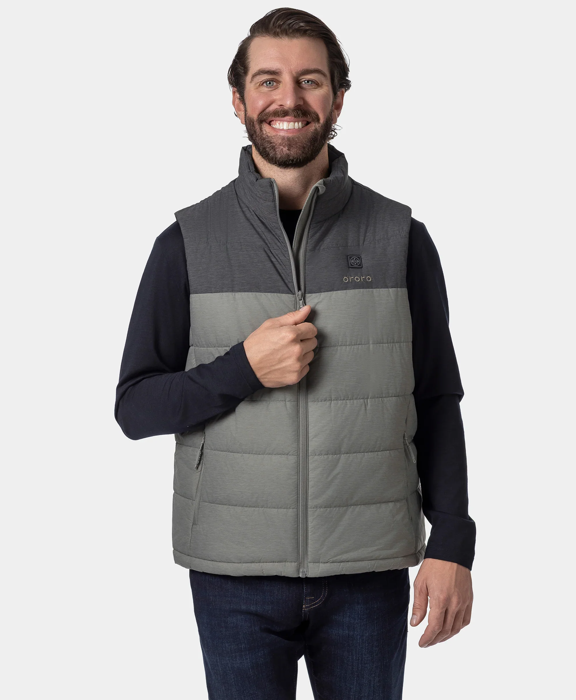 Men's Classic Heated Vest - Flecking Gray - Image 7