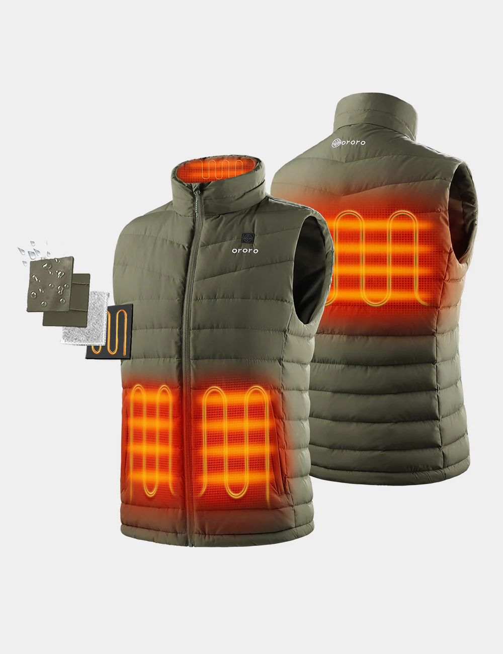 Men's Heated Lightweight Down Vest (Final Sale) - Image 25
