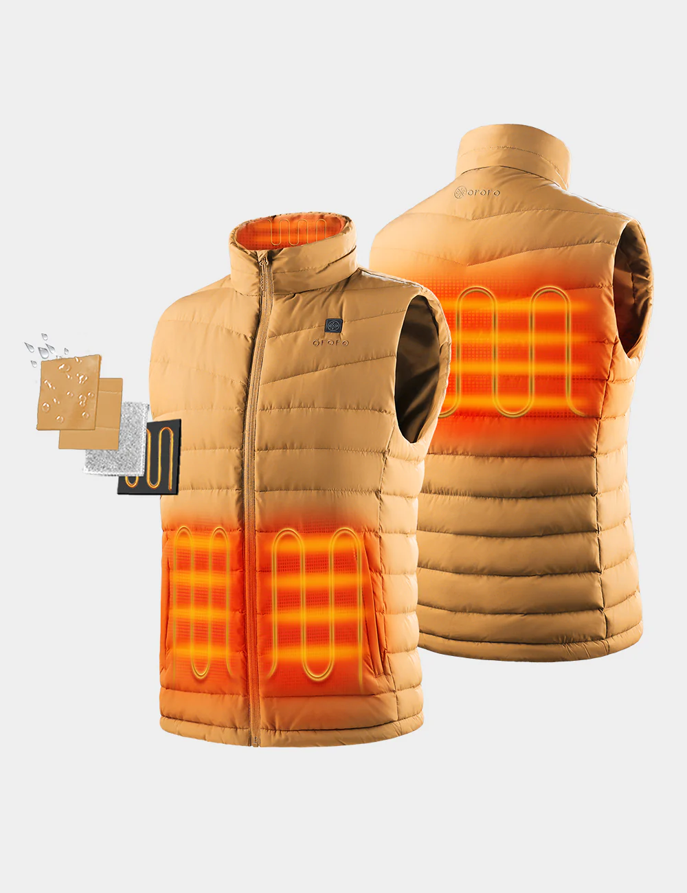 Men's Heated Lightweight Down Vest (Final Sale) - Image 35