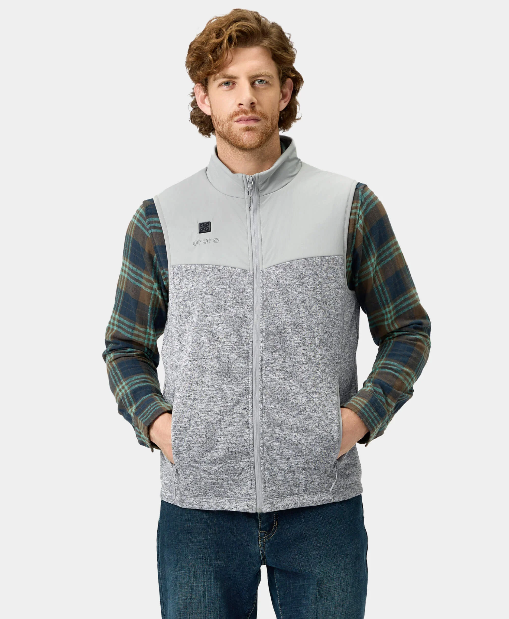 Augusta Men's Heated Sweater Fleece Vest - Image 13
