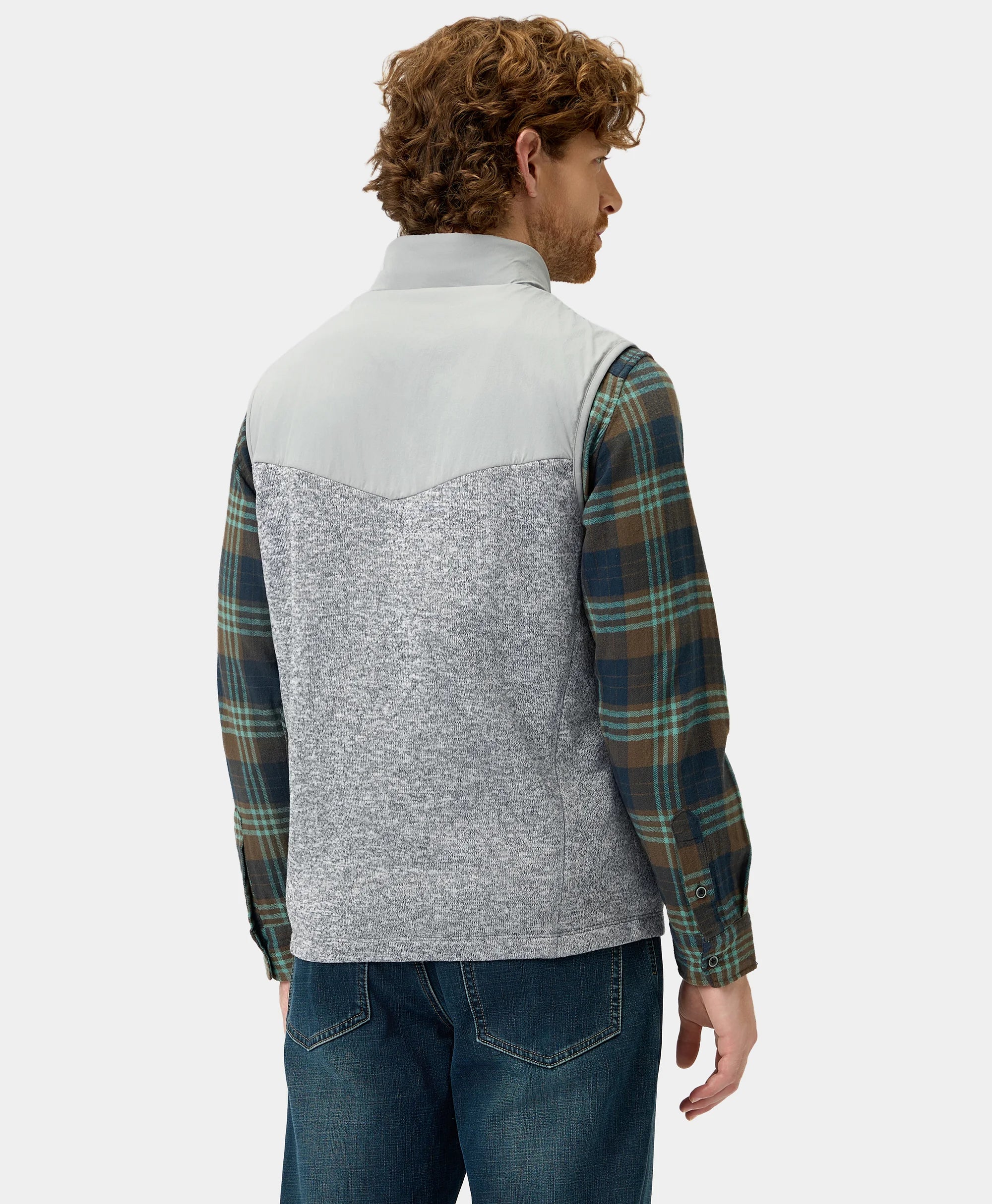 Augusta Men's Heated Sweater Fleece Vest - Image 16