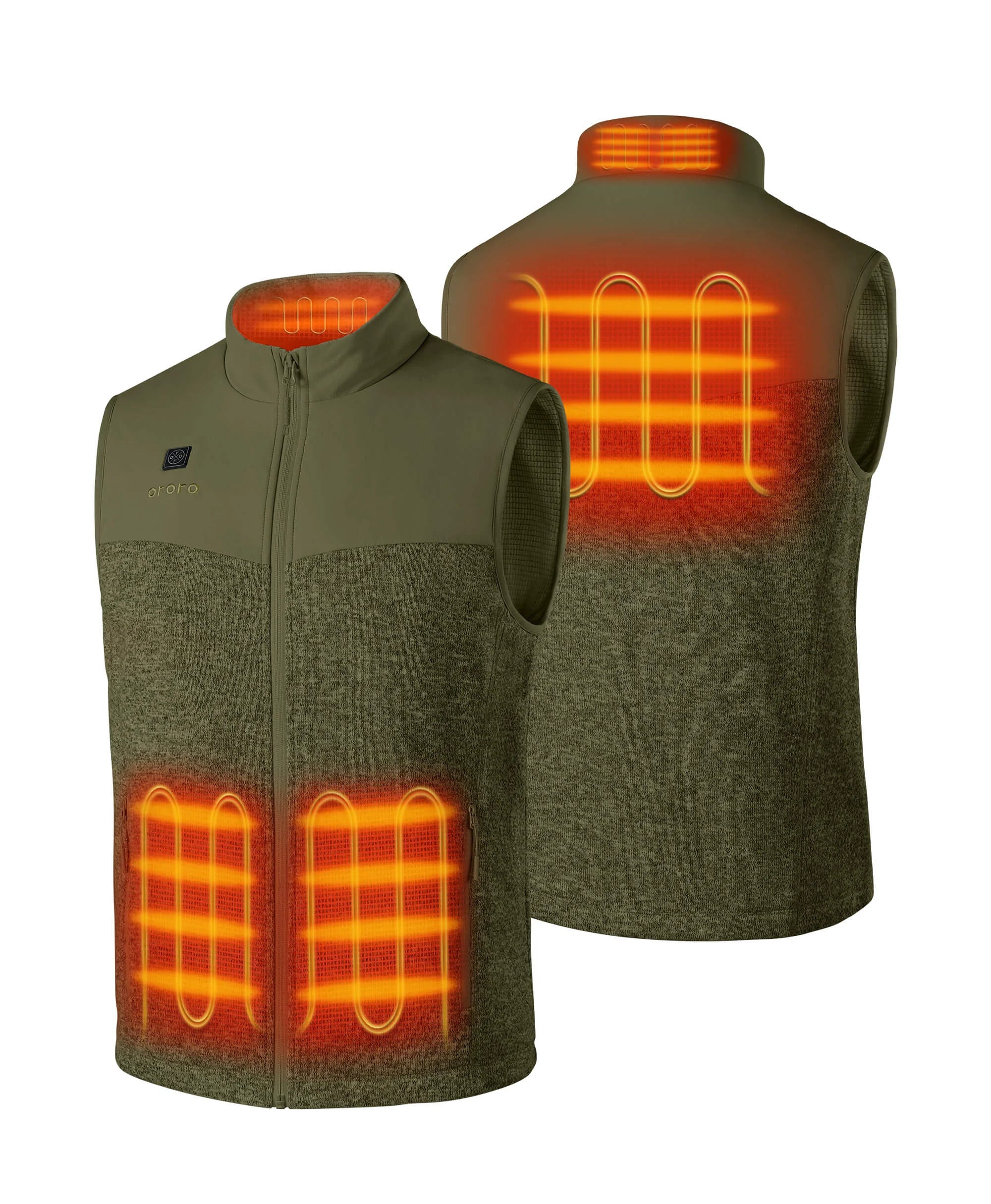 Augusta Men's Heated Sweater Fleece Vest - Image 26