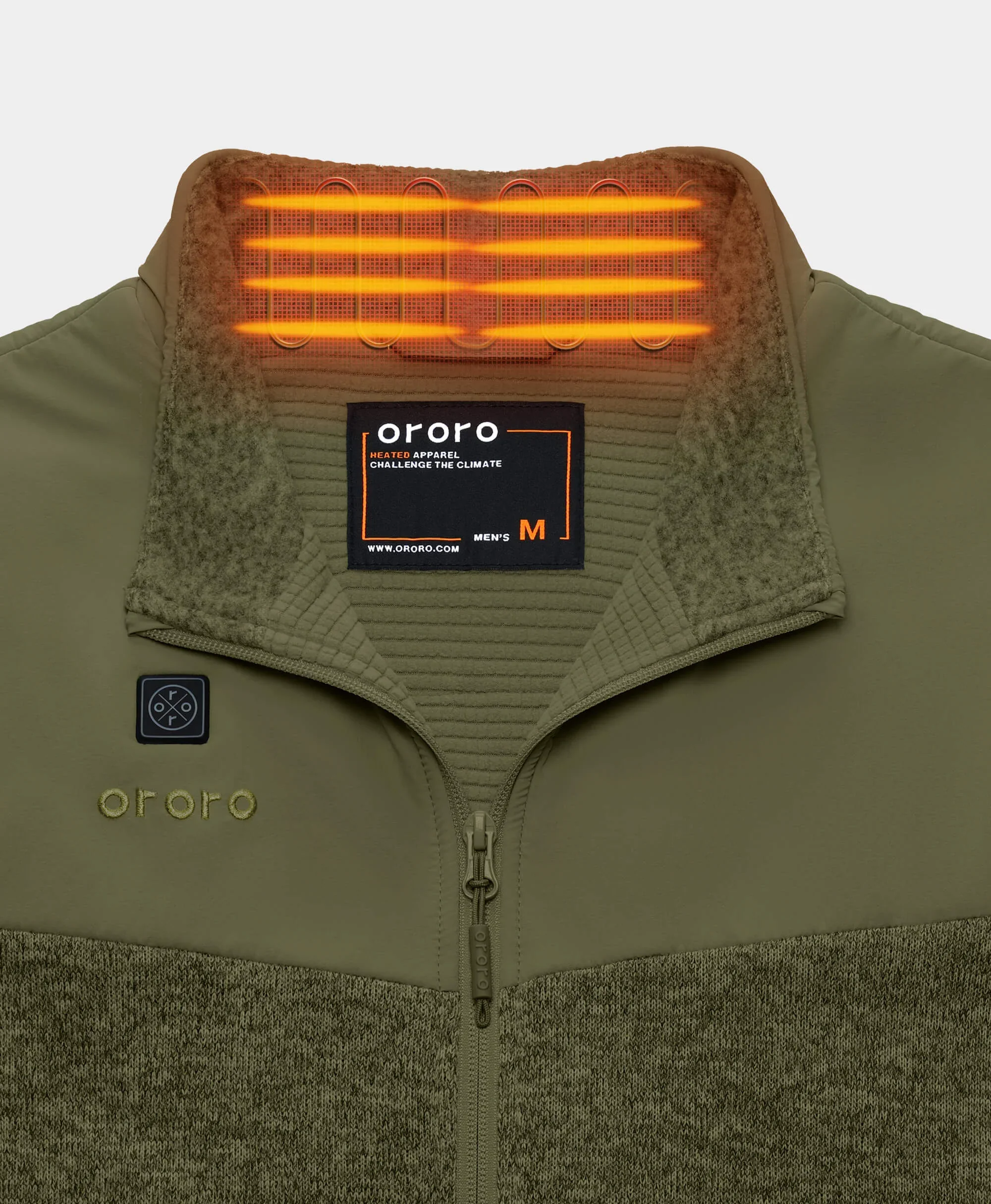 Augusta Men's Heated Sweater Fleece Vest - Image 31