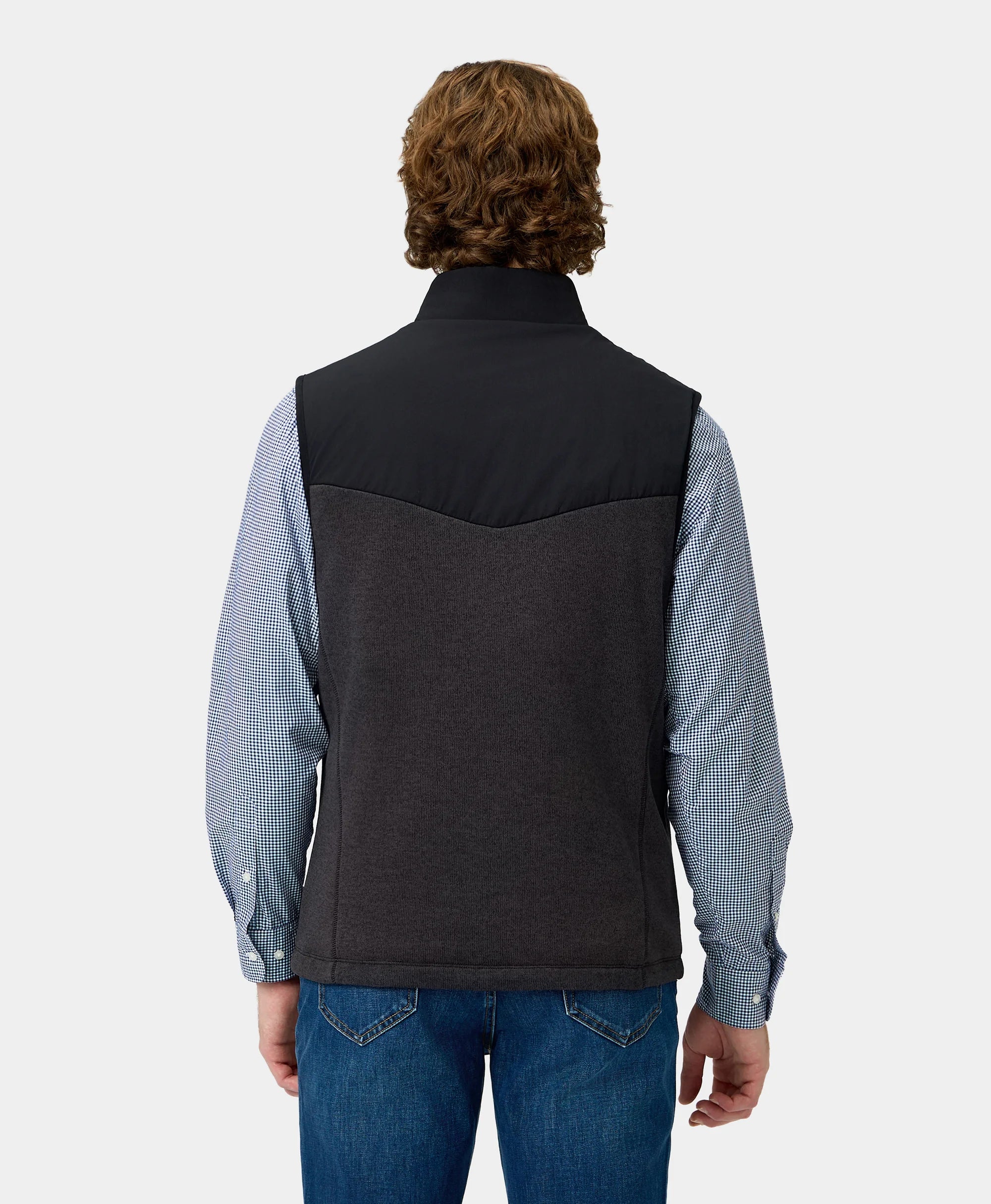 Augusta Men's Heated Sweater Fleece Vest - Image 4