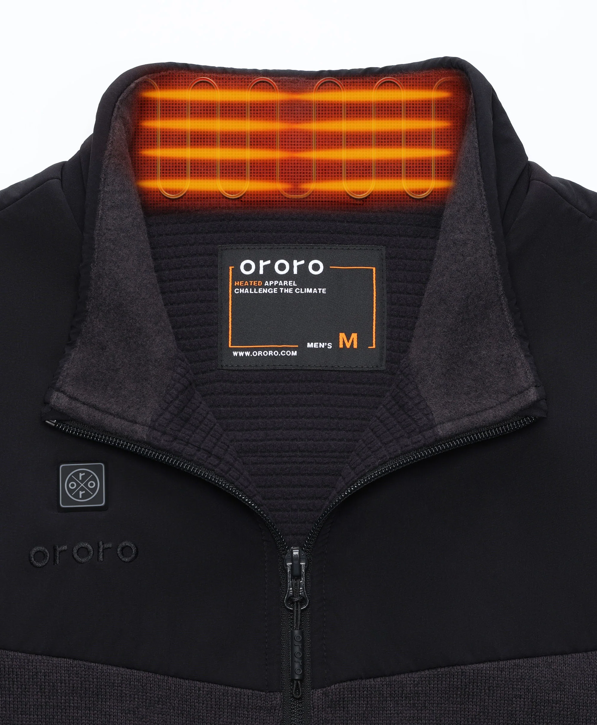 Augusta Men's Heated Sweater Fleece Vest - Image 9