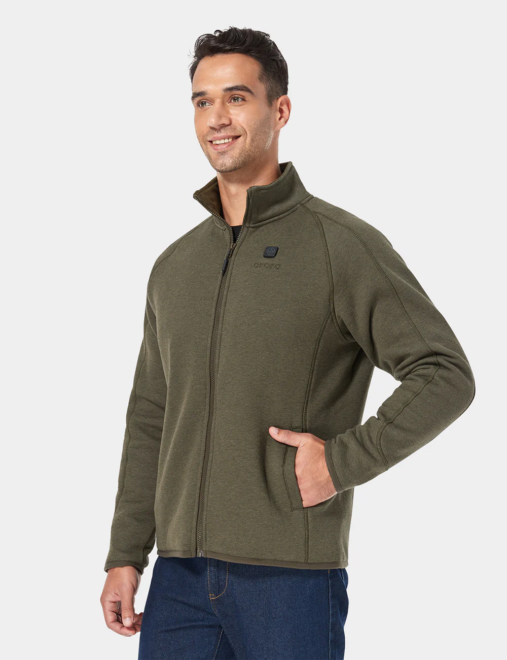 (Open-box) Men's Heated Fleece Jacket (Battery Set Not Included) - Image 19