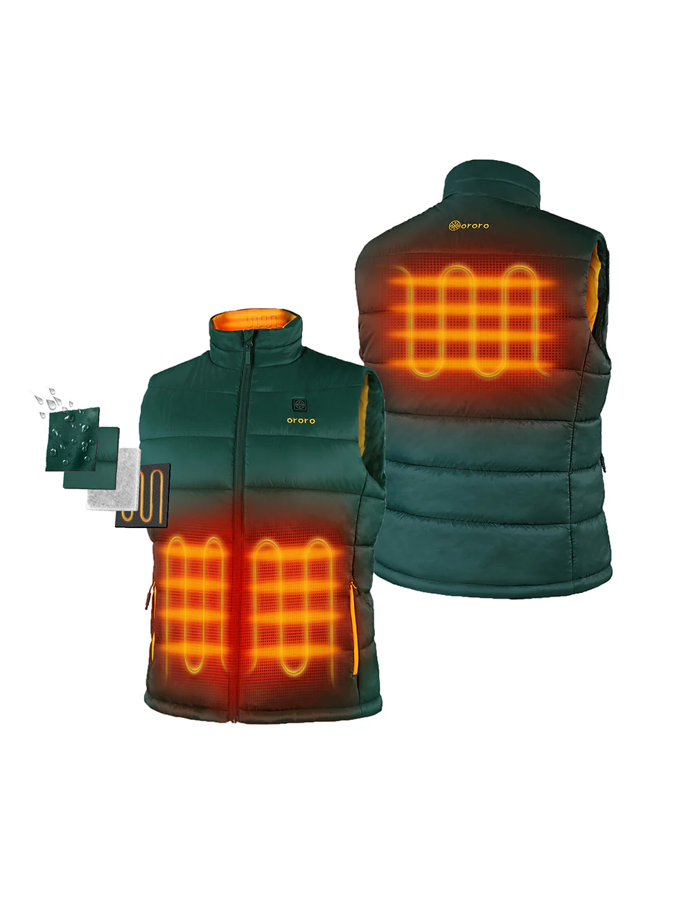 (Open-box) Men's Classic Heated Vest (Battery Set Not Included) - Image 49