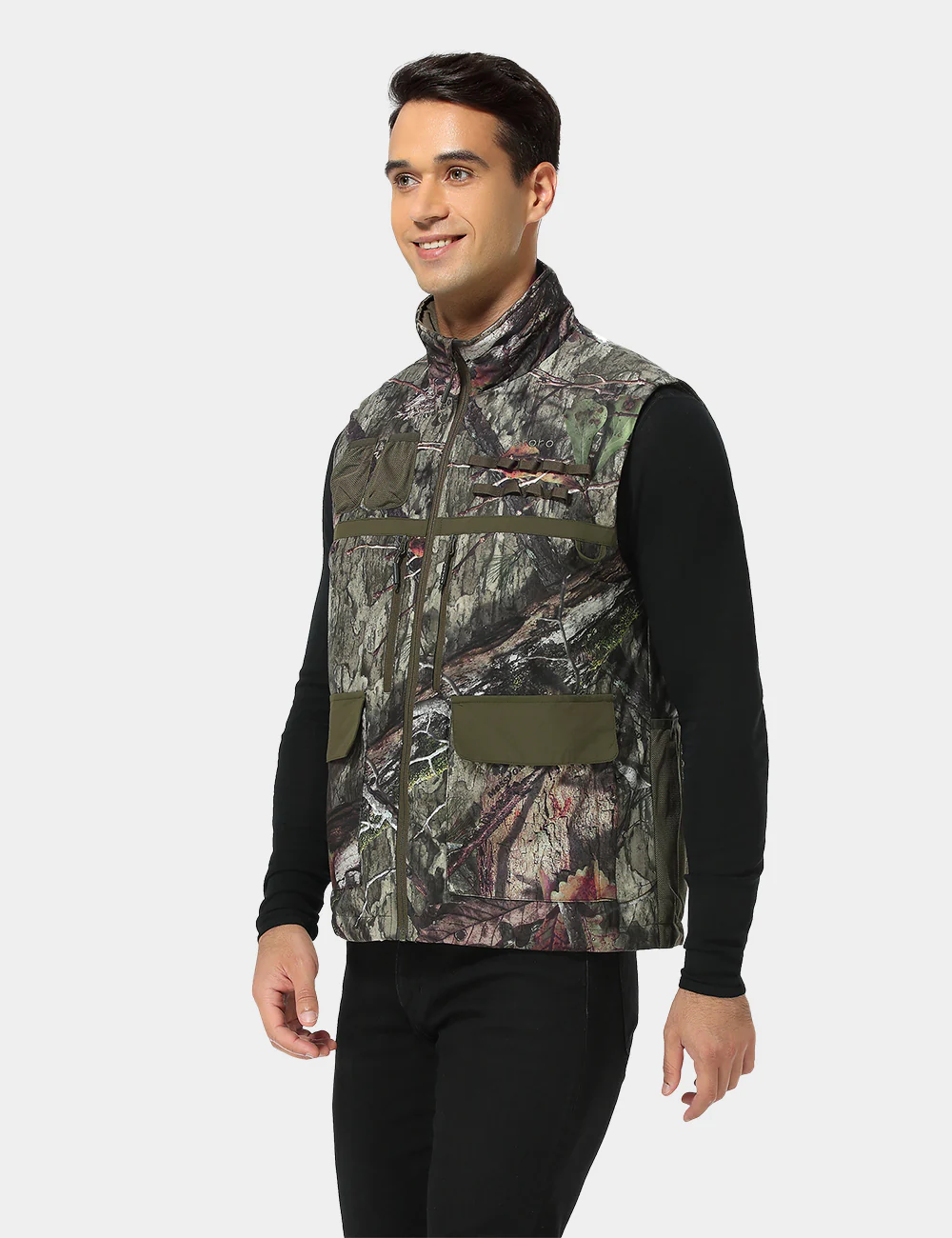 (Open-box) Men's Heated Hunting Vest - Camouflage, Mossy Oak® Country DNA Pattern (Battery Set Not Included) - Image 3