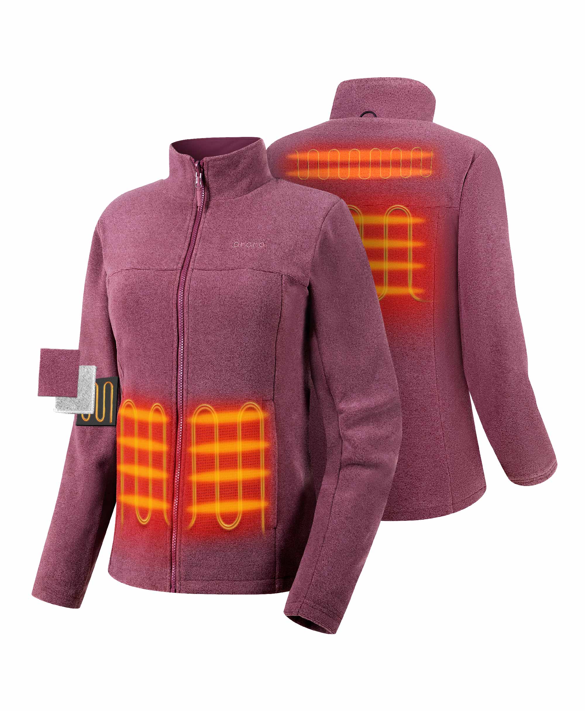 River Ridge Women's 3-in-1 Heated Jacket with Fleece Liner - Image 22