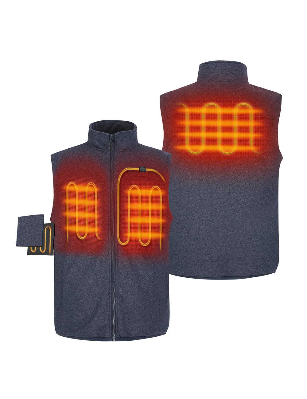 (Open-box) Men's Heated Fleece Vest (Battery Set Not Included) - Image 42