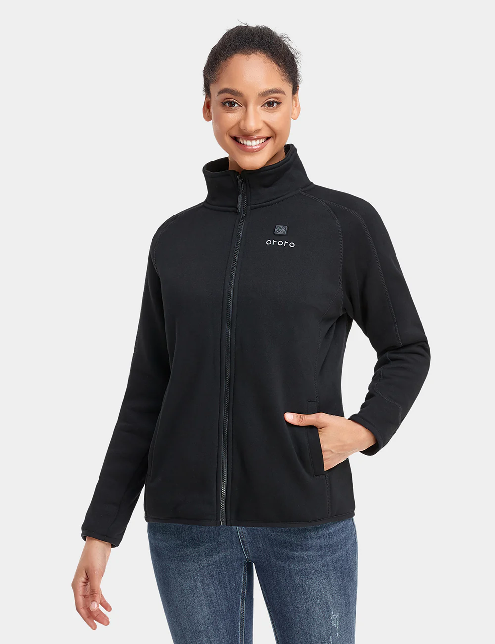 (Open-box) Women's Heated Fleece Jacket (Battery Set Not Included) - Image 8
