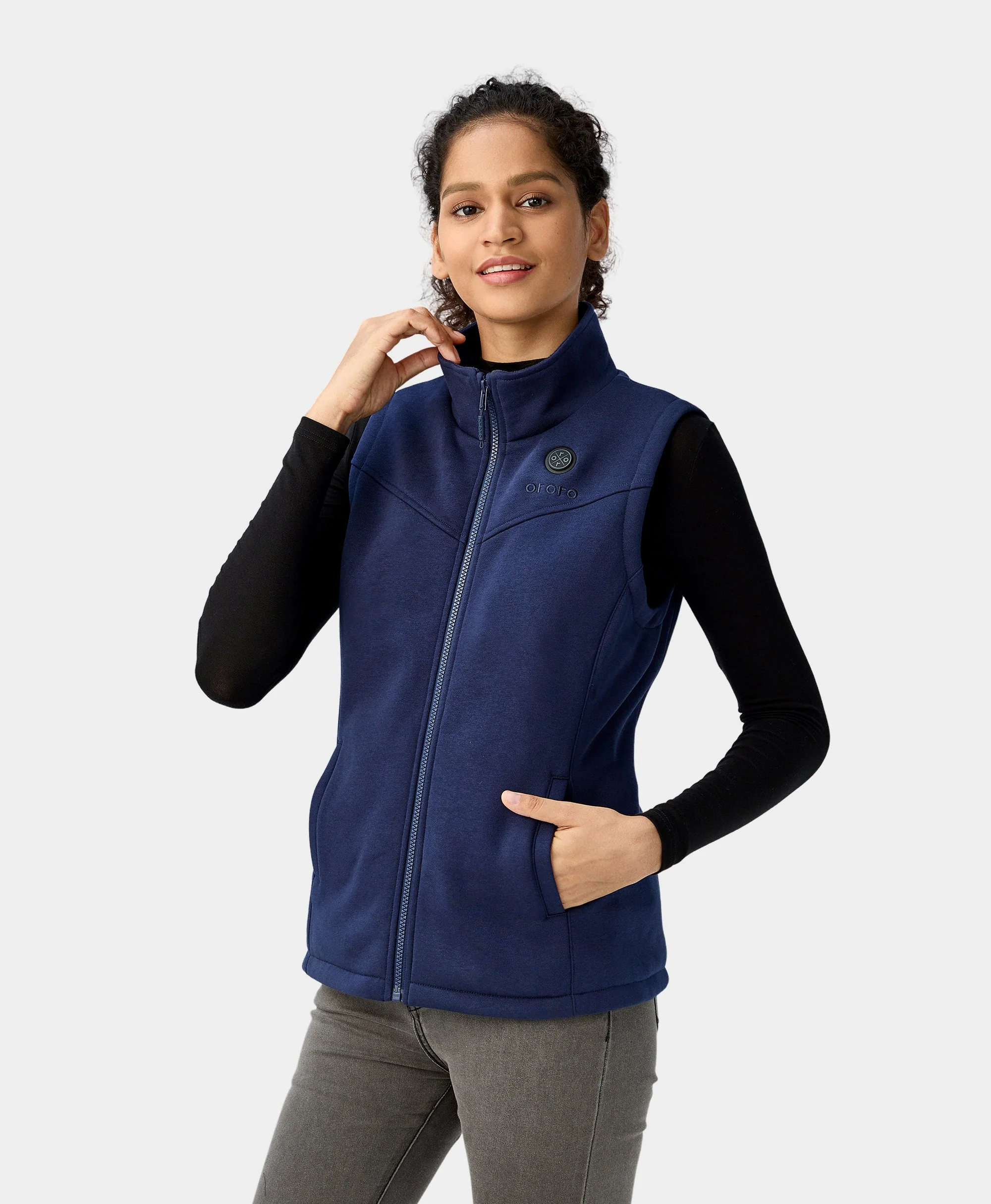 (Open-box) Women's Heated Fleece Vest (Battery Set Not Included) - Image 21