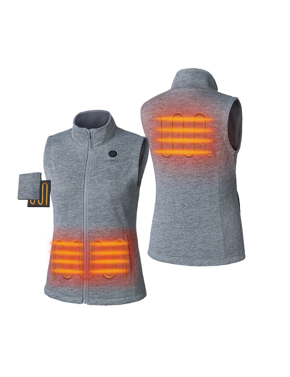 (Open-box) Women's Heated Fleece Vest (Battery Set Not Included) - Image 27
