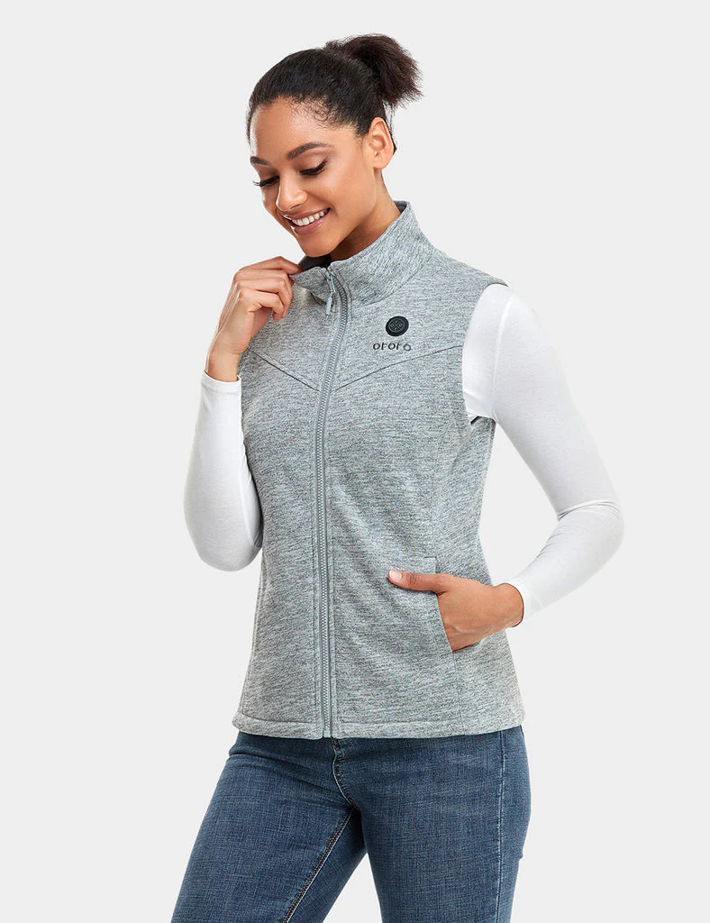(Open-box) Women's Heated Fleece Vest (Battery Set Not Included) - Image 29