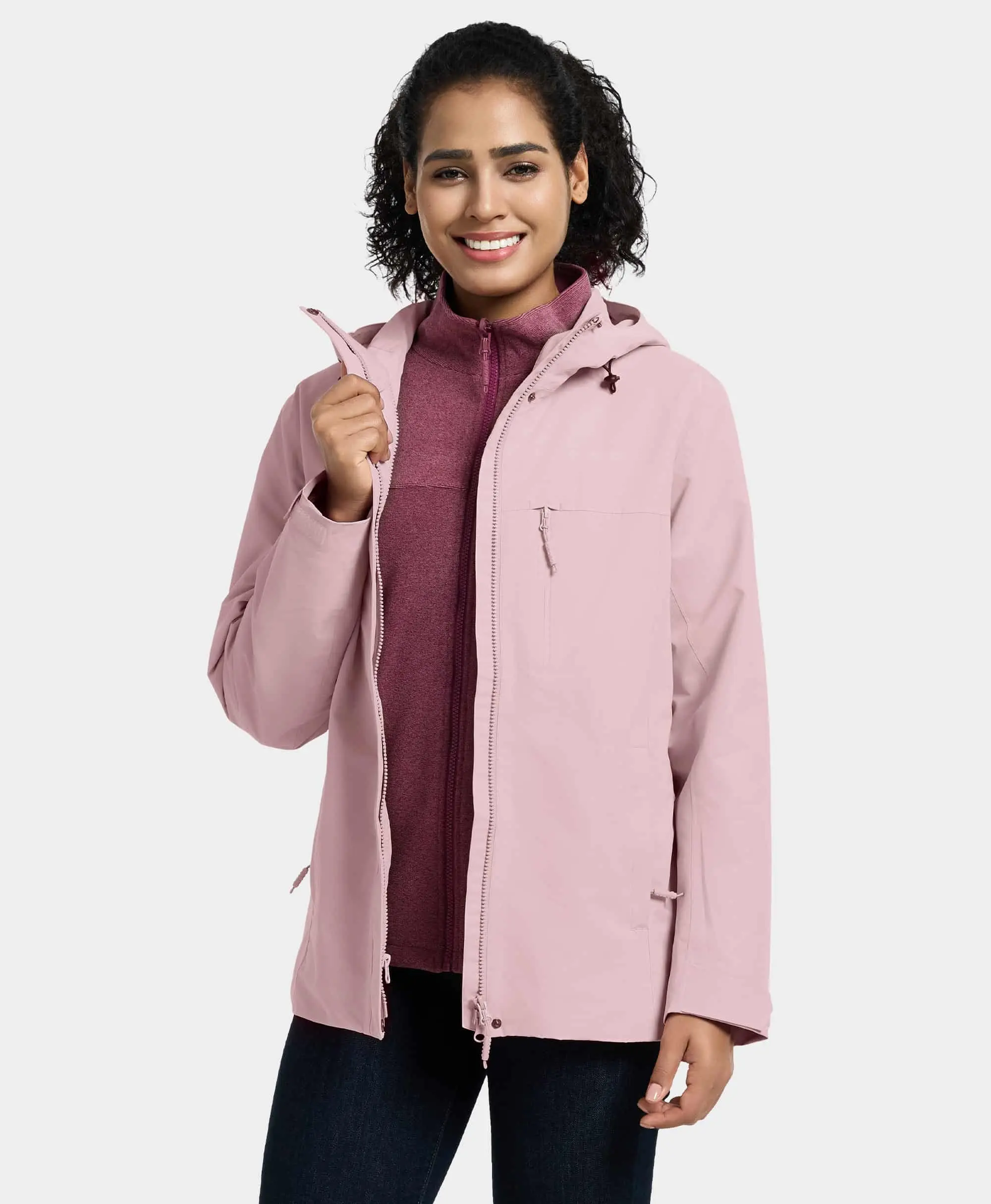 River Ridge Women's 3-in-1 Heated Jacket with Fleece Liner - Image 21