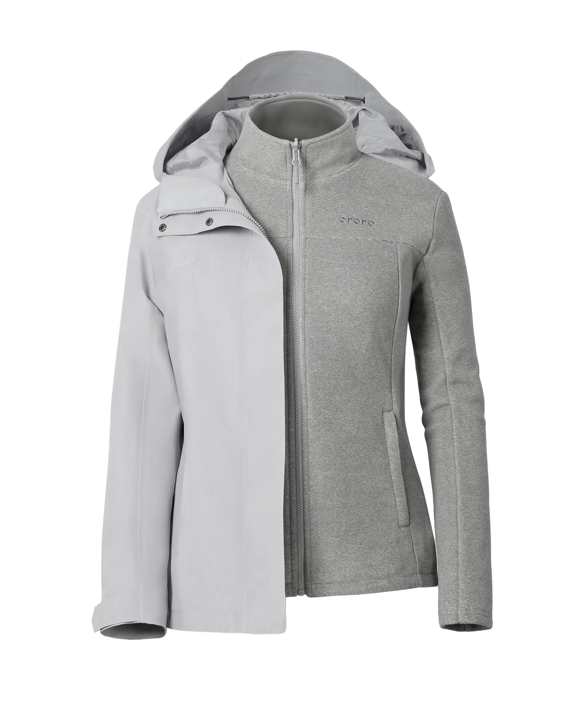 River Ridge Women's 3-in-1 Heated Jacket with Fleece Liner - Image 46