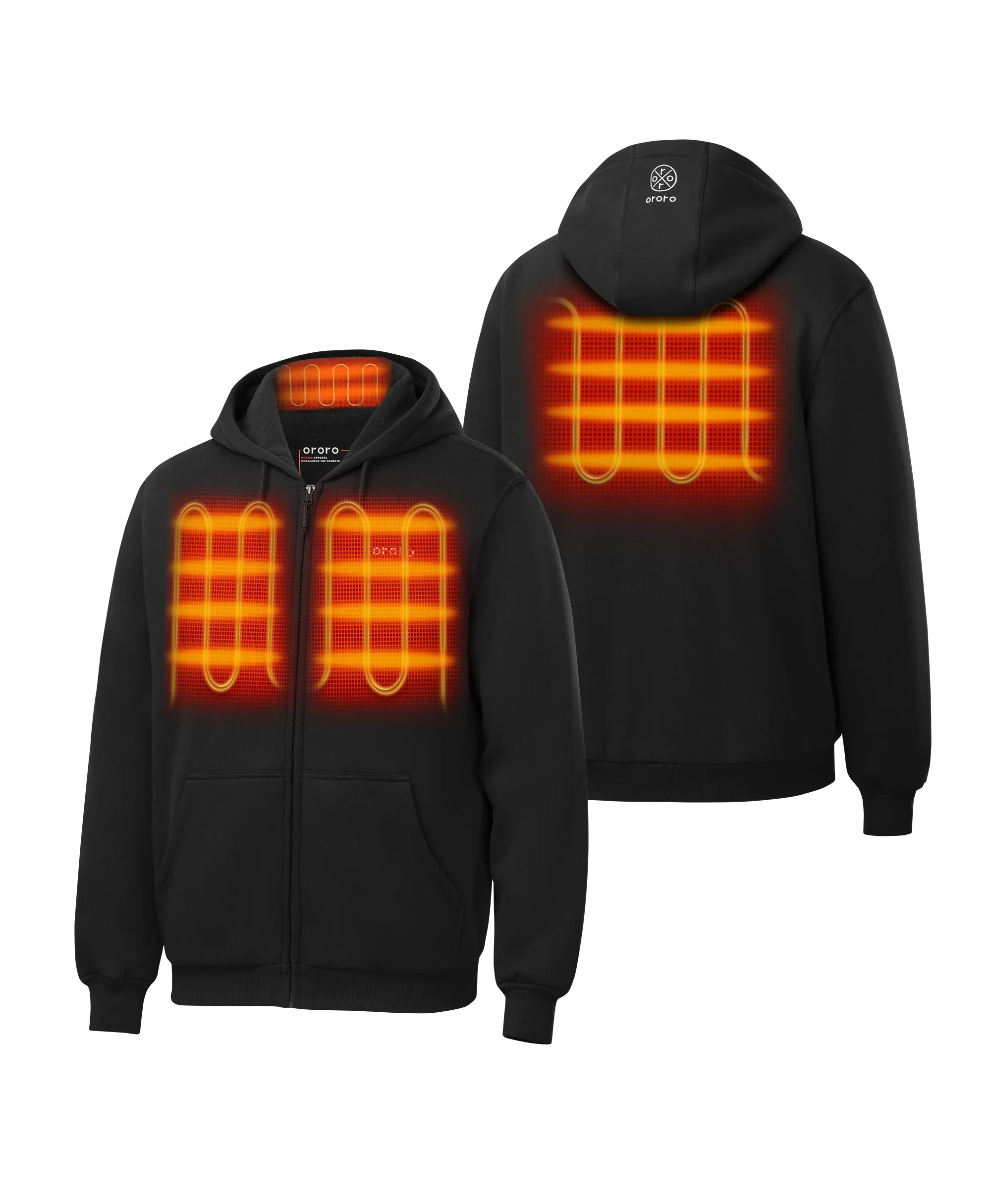 Element Unisex 4-Zone Fleece Heated Hoodie - Image 18