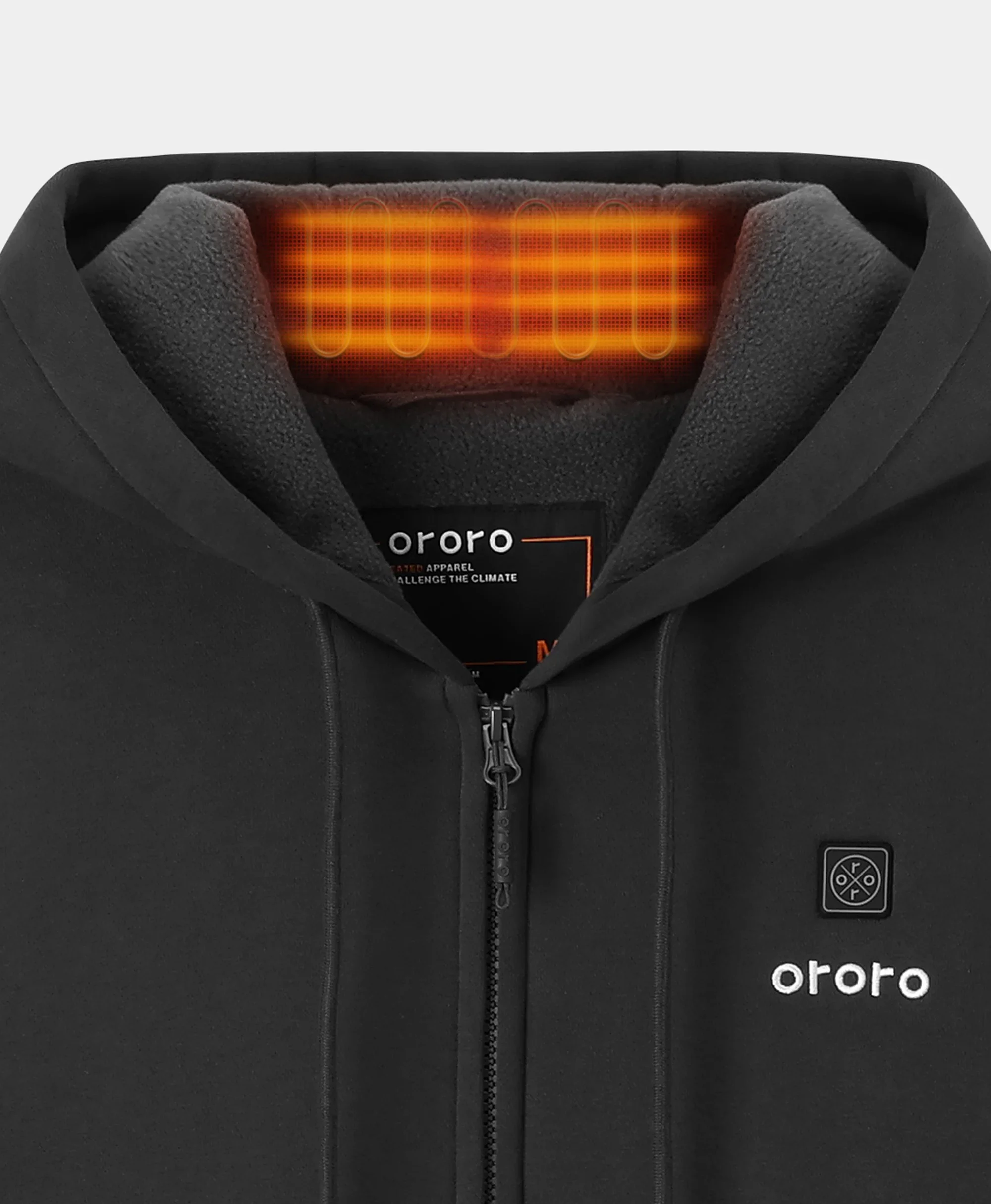 Element Unisex 4-Zone Fleece Heated Hoodie - Image 3