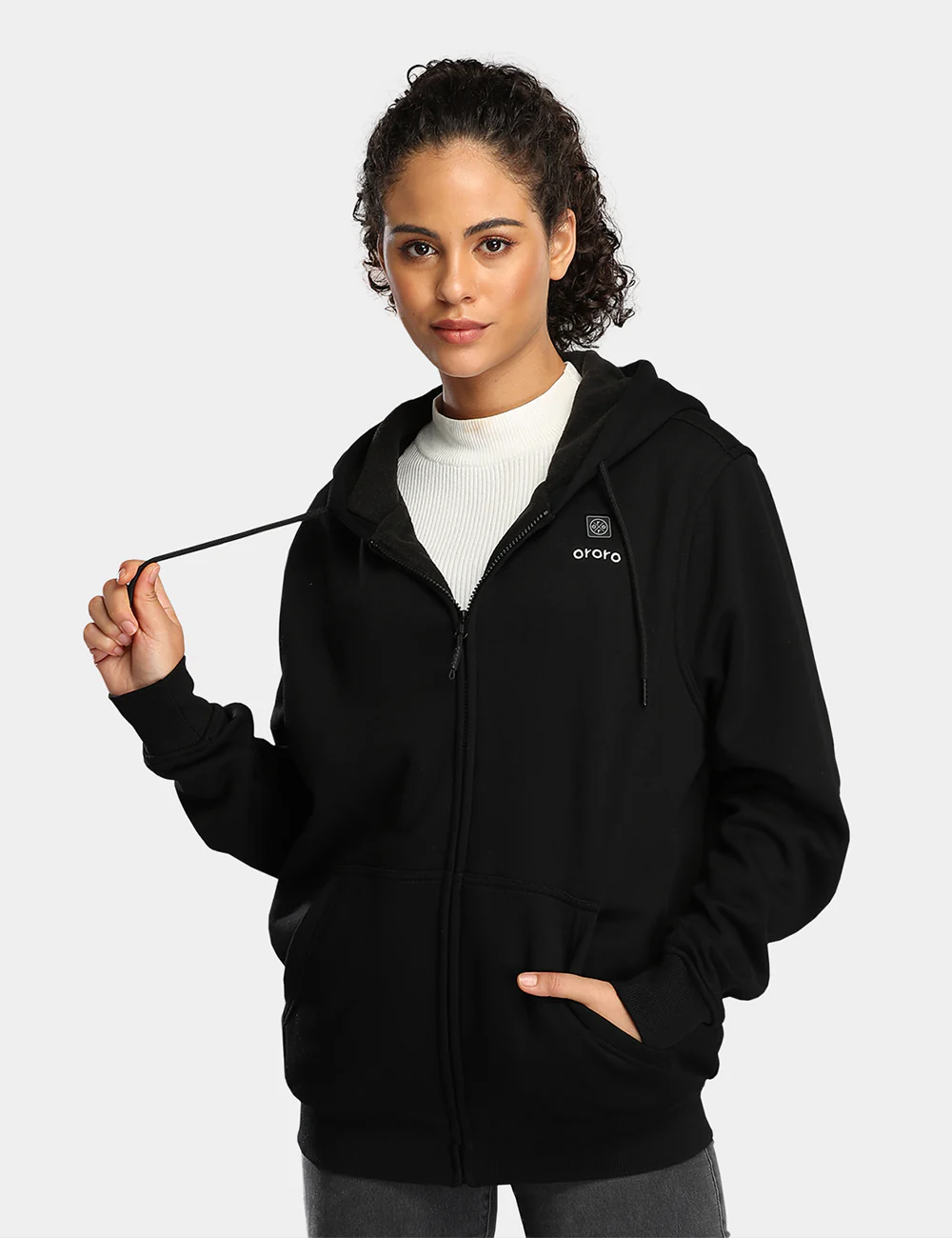 Unisex Heated Fleece Hoodie (Final Sale) - Image 10
