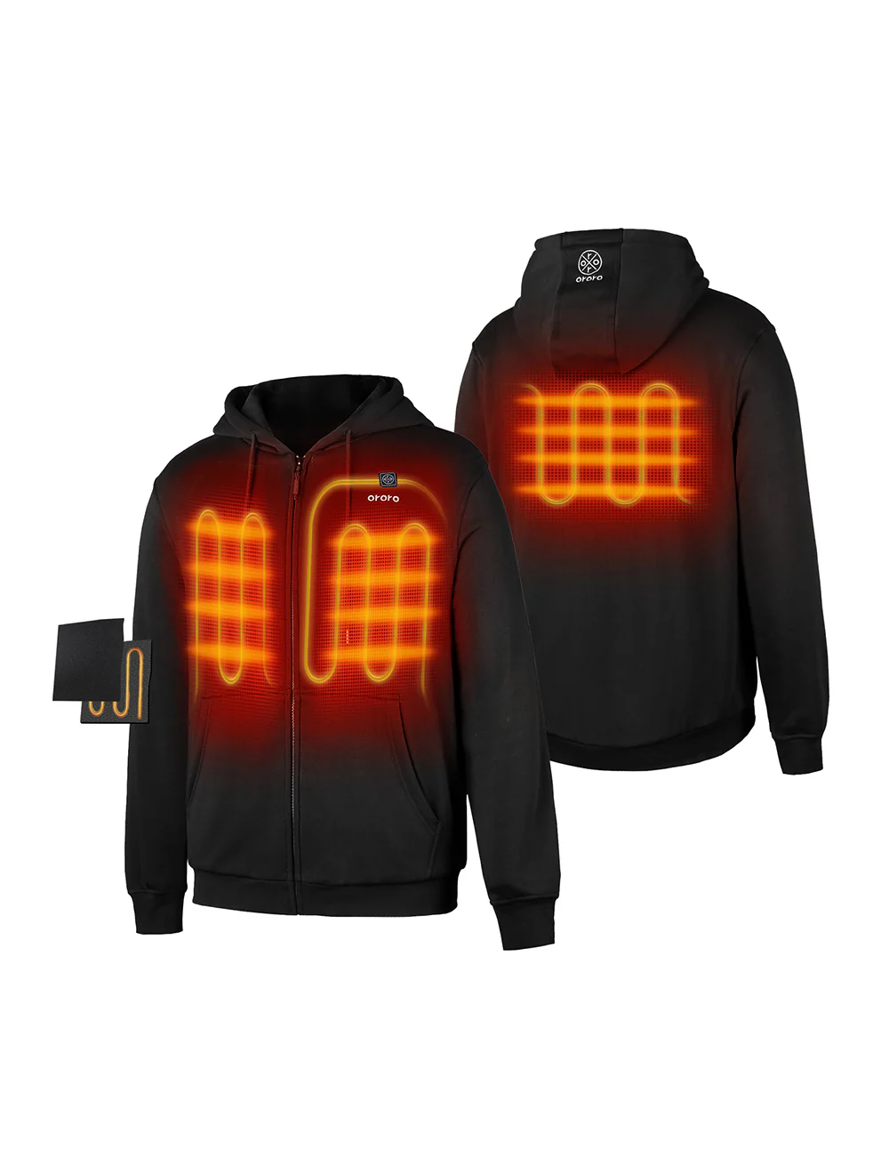Unisex Heated Fleece Hoodie (Final Sale) - Image 11