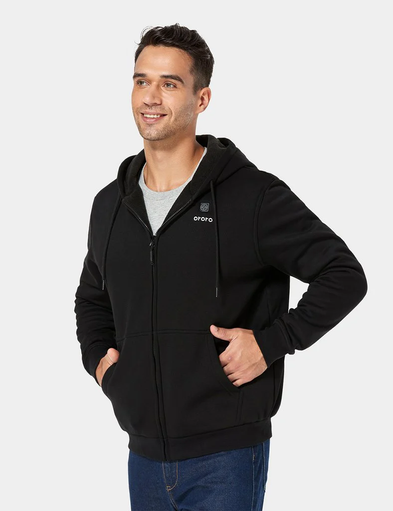 Unisex Heated Fleece Hoodie (Final Sale) - Image 14