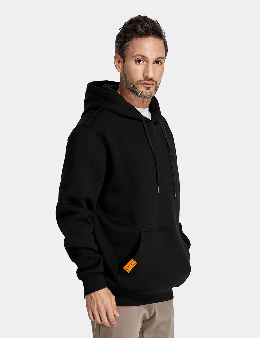 Unisex Heated Pullover Hoodie with Heating on Chests (Final Sale) - Image 3