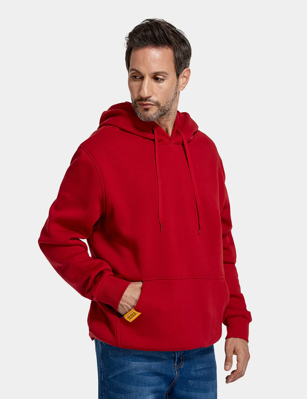 Unisex Heated Pullover Hoodie with Core Heating - Image 3