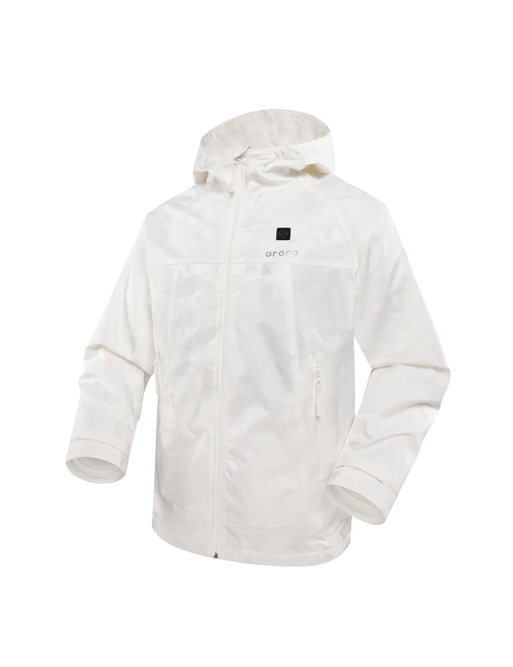 Women Camo Heated Jacket - White (Discontinued) - Image 6