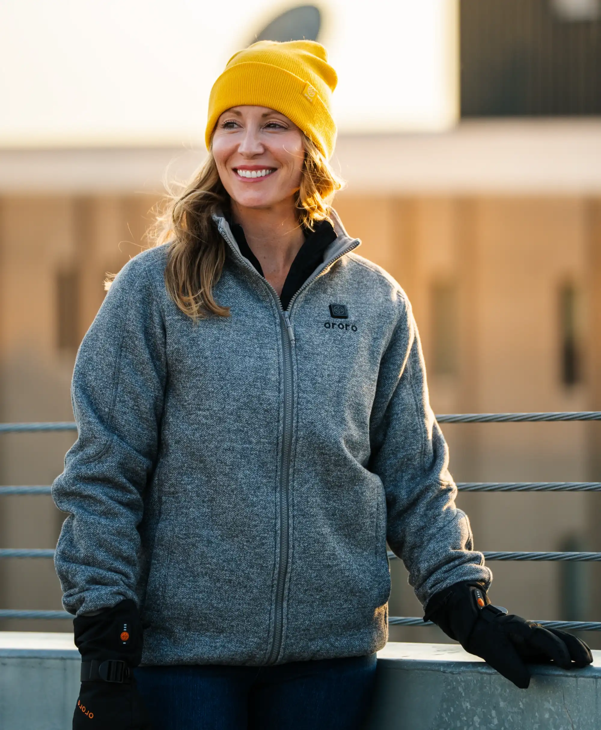 Women's Heated Full-Zip Fleece Jacket - Image 20