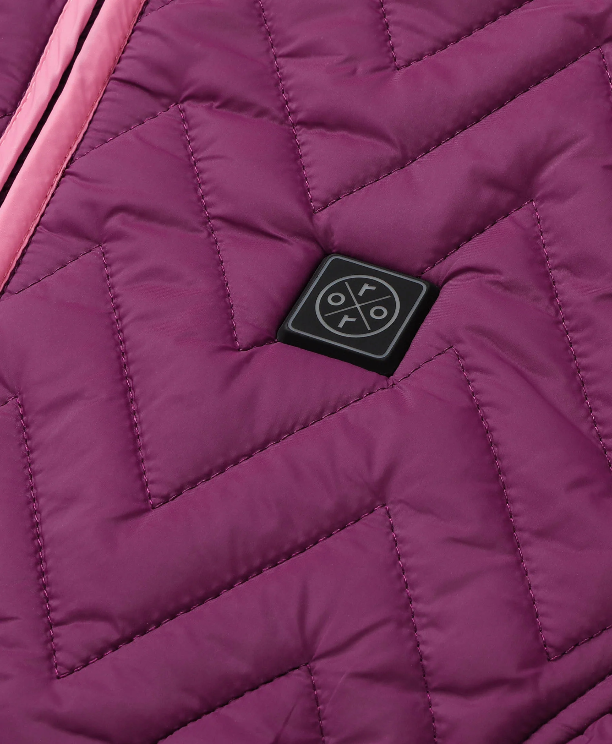 Women's Heated Chevron Quilted Vest - Image 7