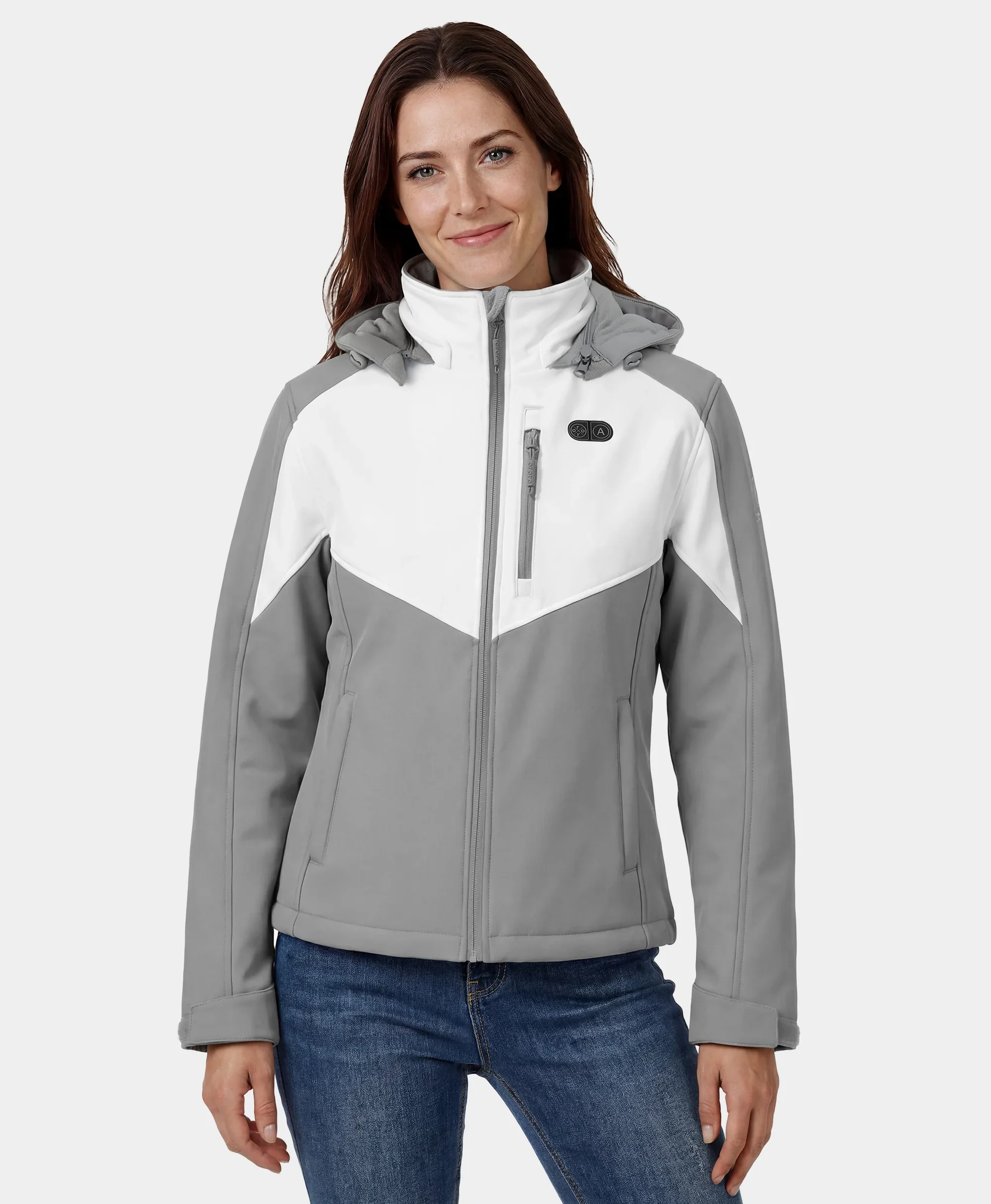 Women's Heated Dual Control Jacket with 5 Heating Zones (Chest Heating) - Image 17
