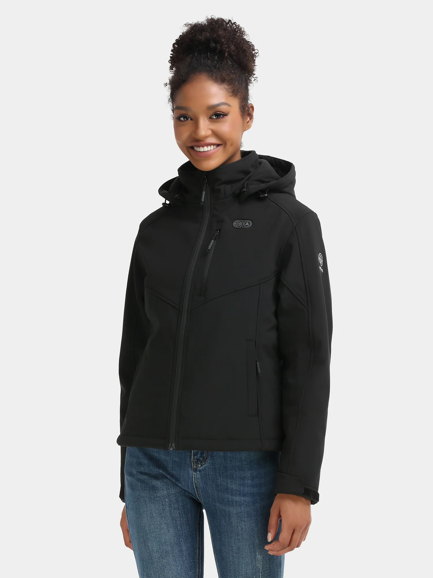 Women's Heated Dual Control Jacket with 5 Heating Zones (Chest Heating) - Image 8