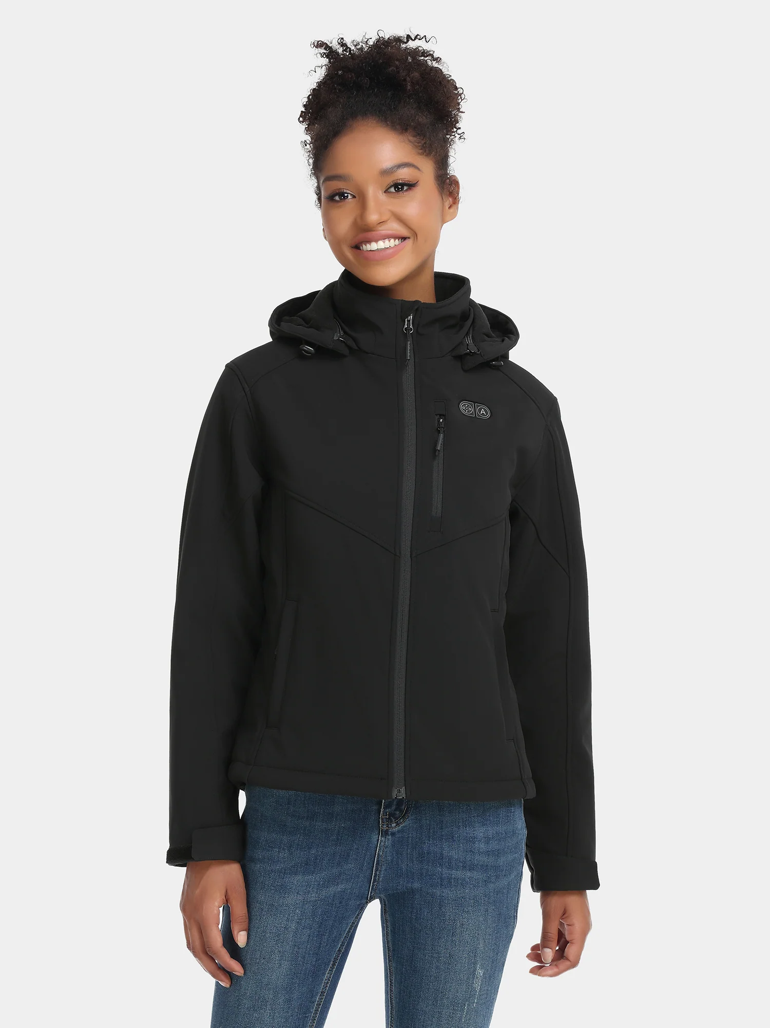 Women's Heated Dual Control Jacket with 5 Heating Zones (Chest Heating) - Image 9