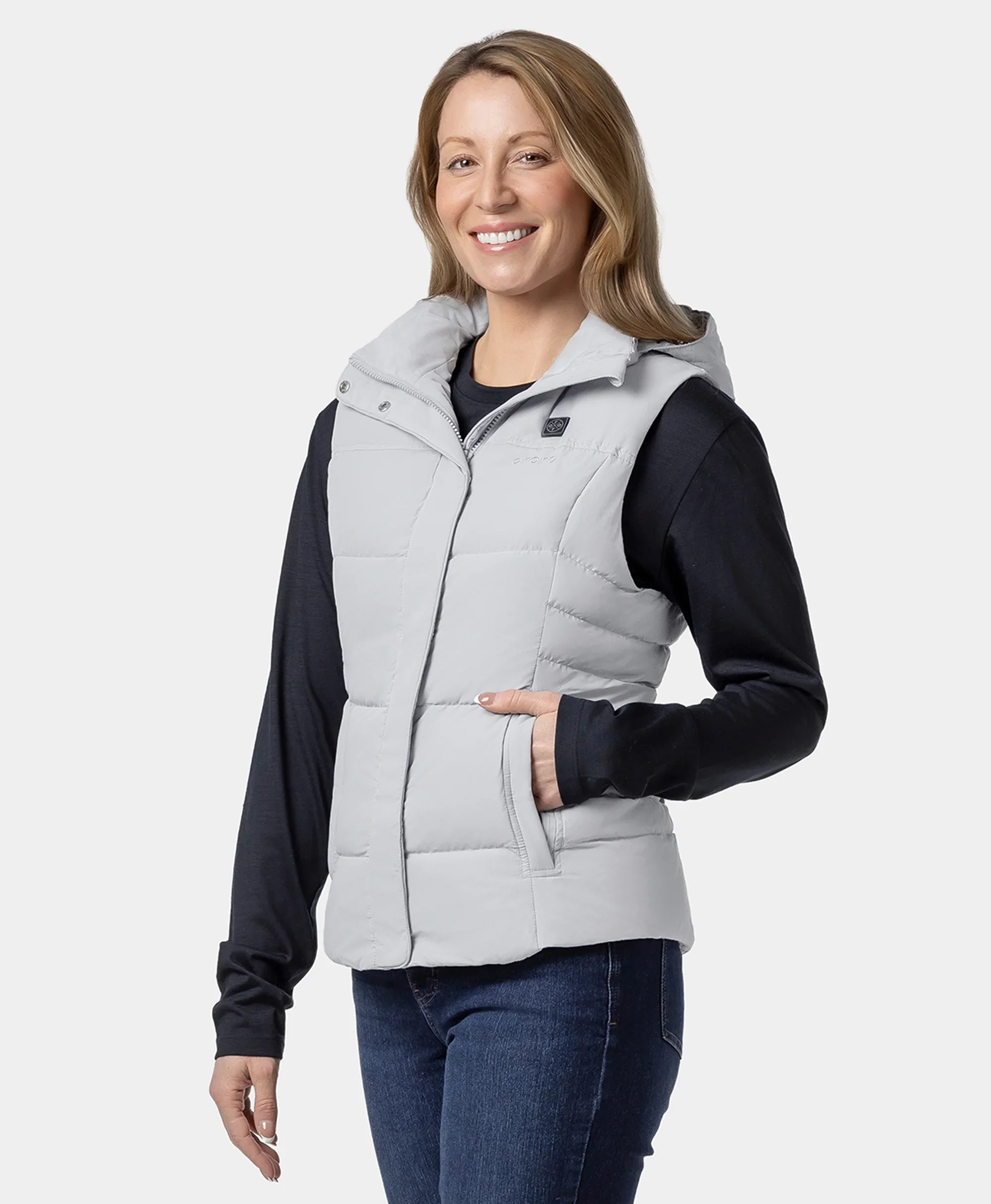 Women's Heated Down Vest (800-Fill) - Image 4