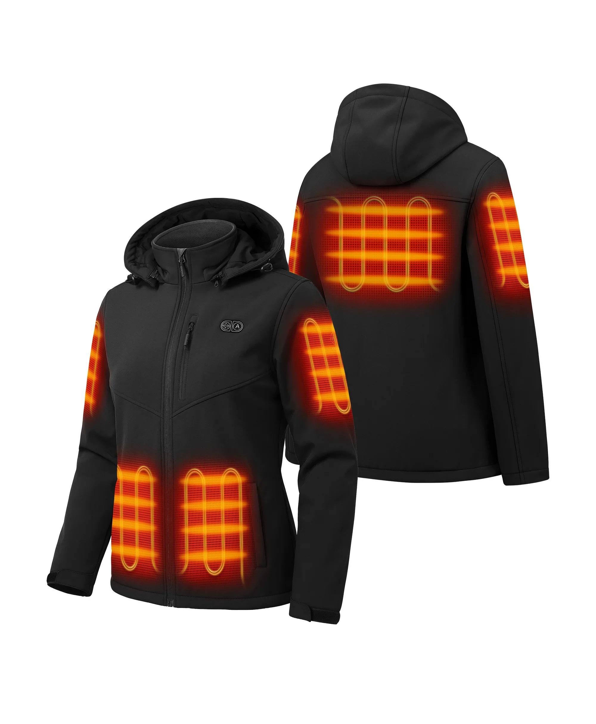 Women's Heated Dual Control Jacket with 5 Heating Zones (Pocket Heating) - Image 31