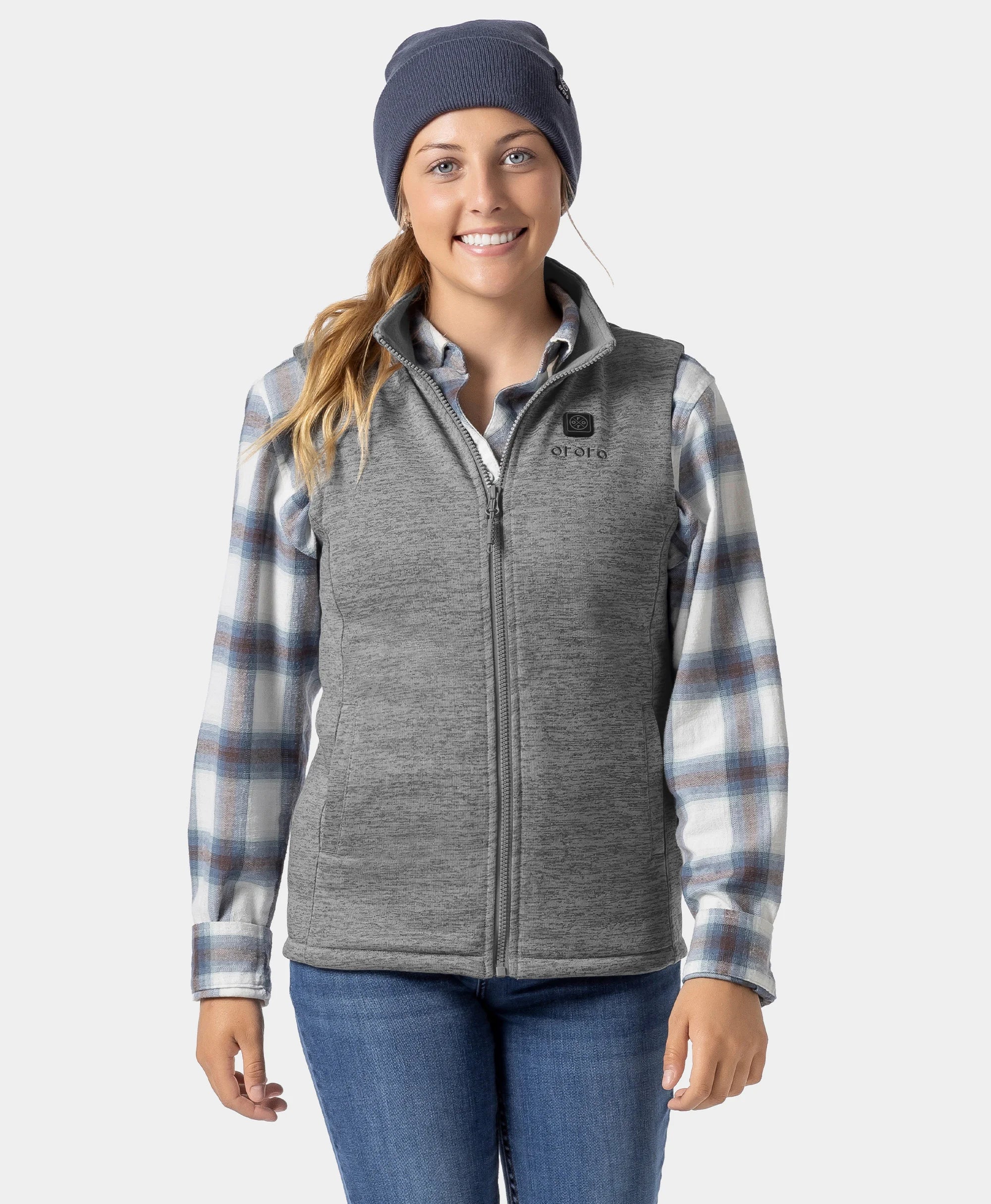 Women's Heated Fleece Vest - Image 11